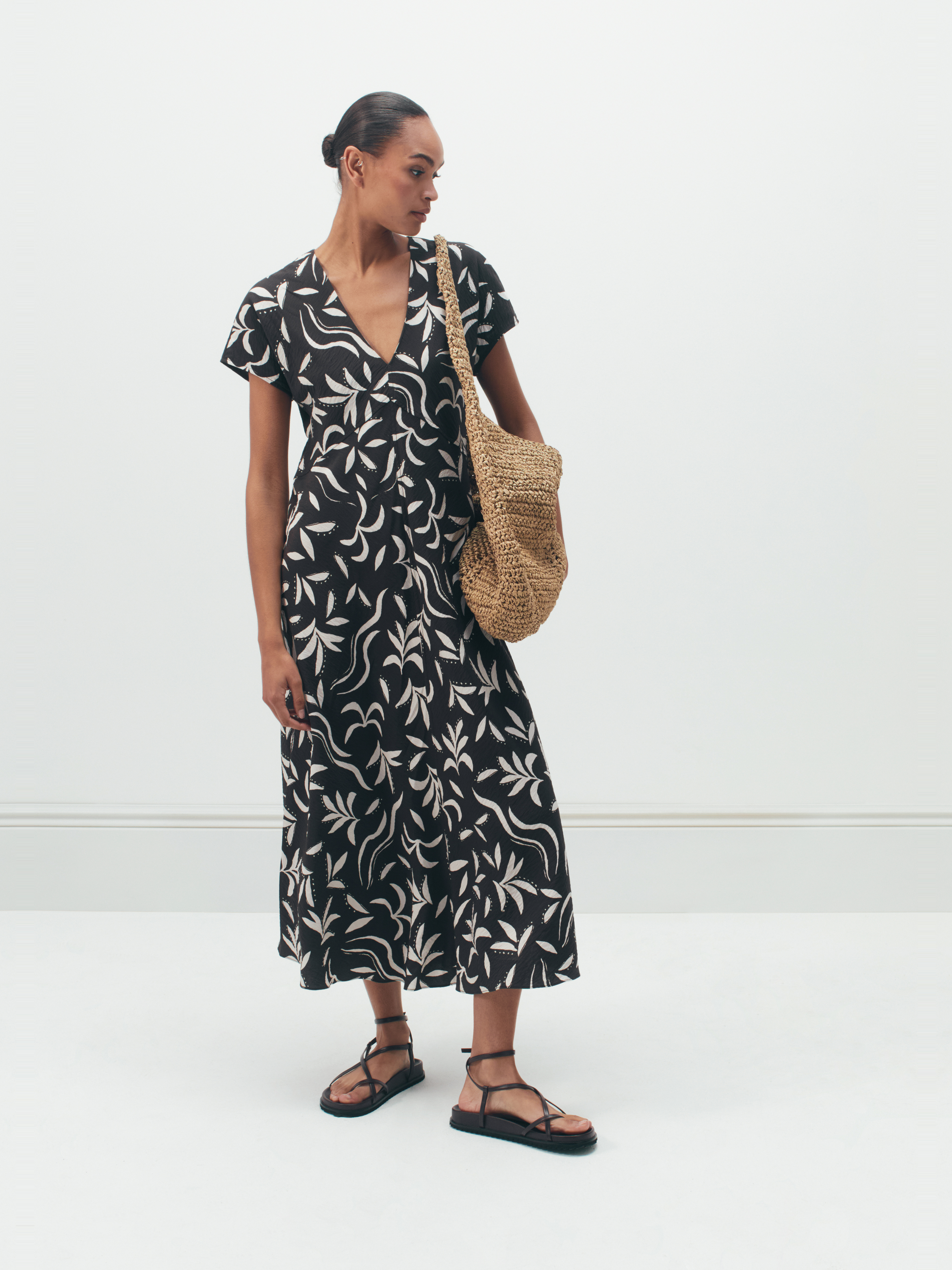 Grace Air Flow V-Neck Maxi Dress