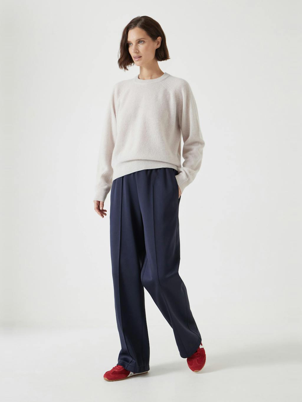 011573-0003-02 Jasmine Cashmere Rib Detail Jumper