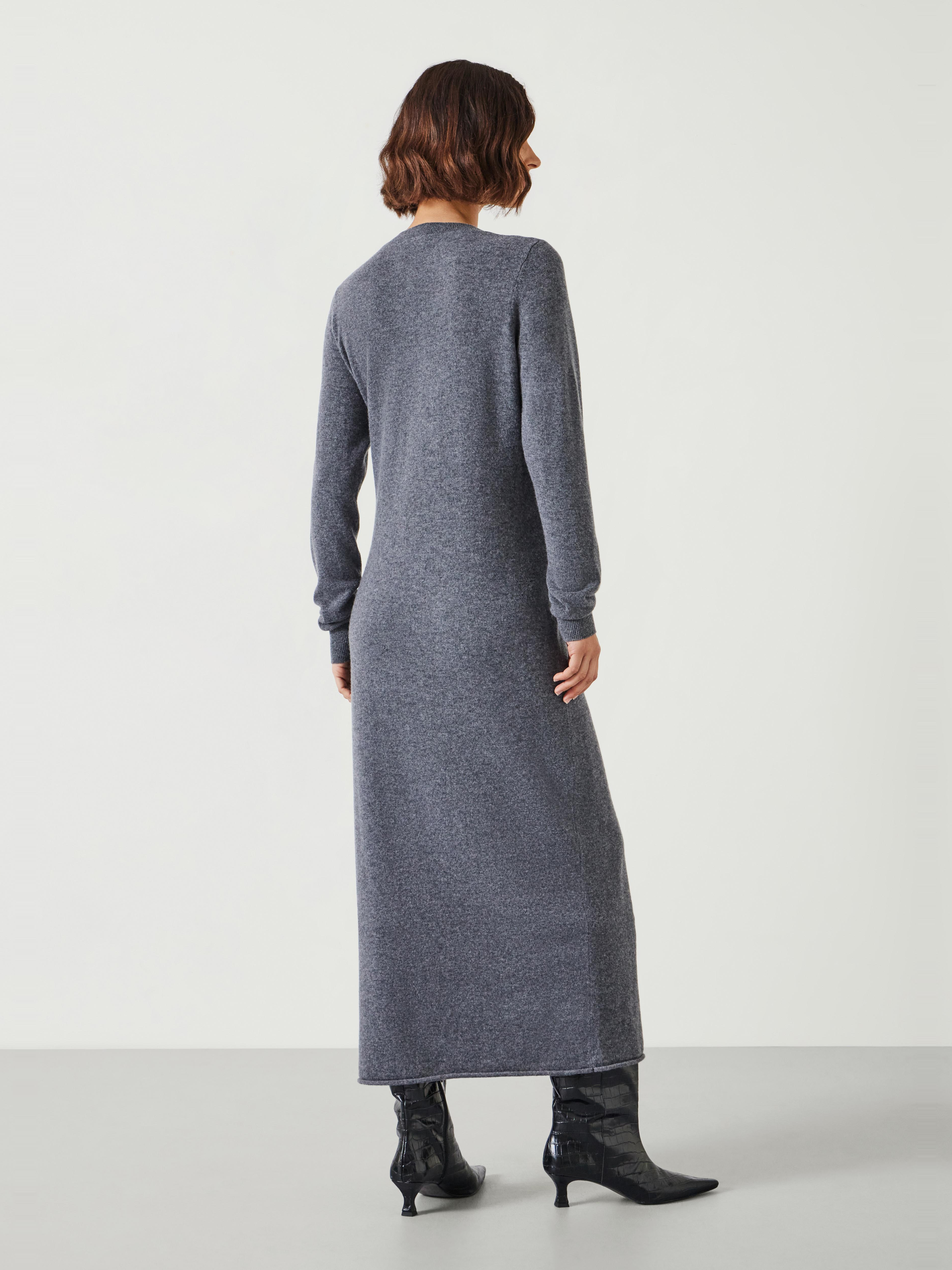 Tilly Tie Waist Merino Wool Midi Dress