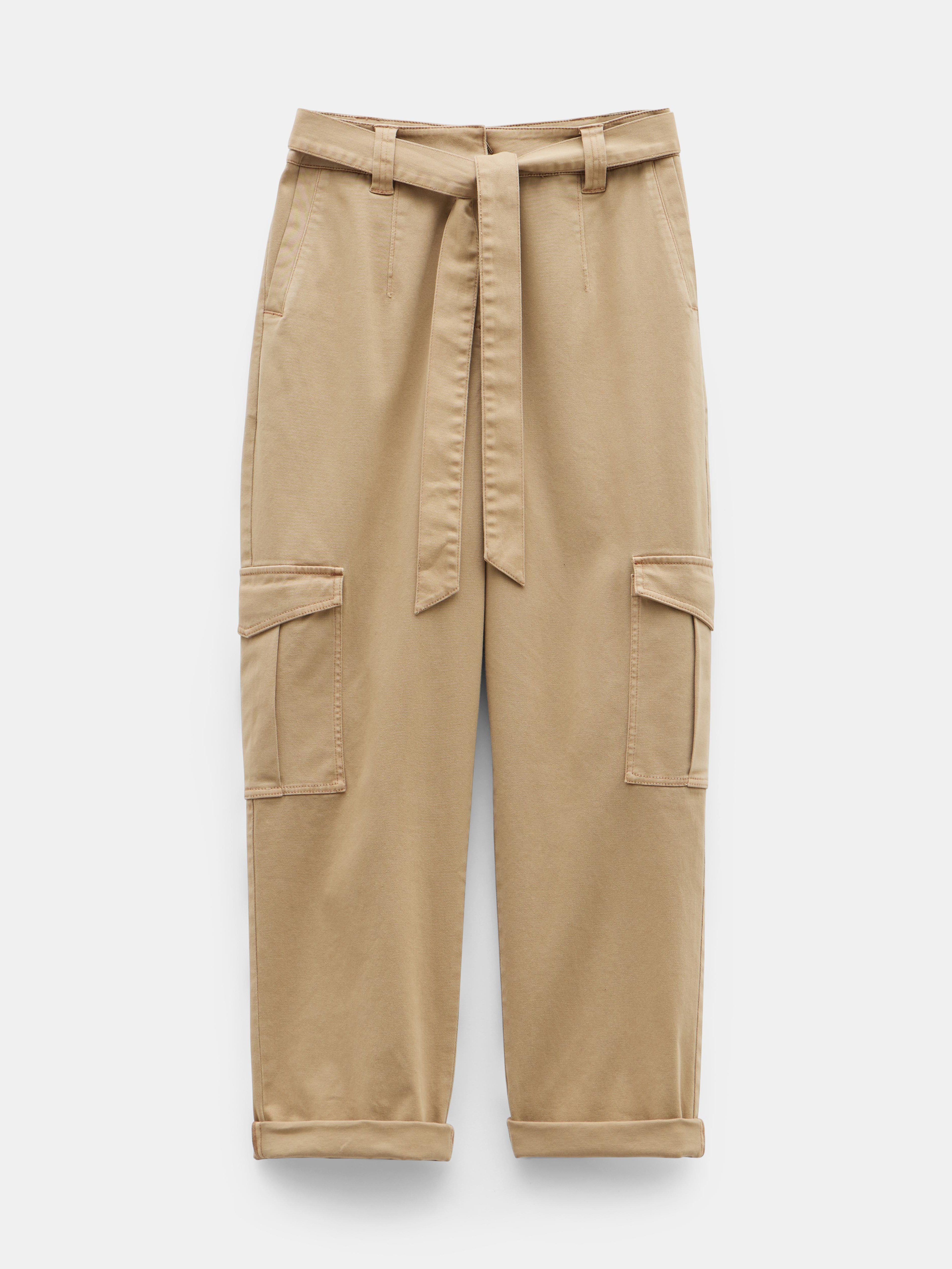 High Waist Belted Trousers