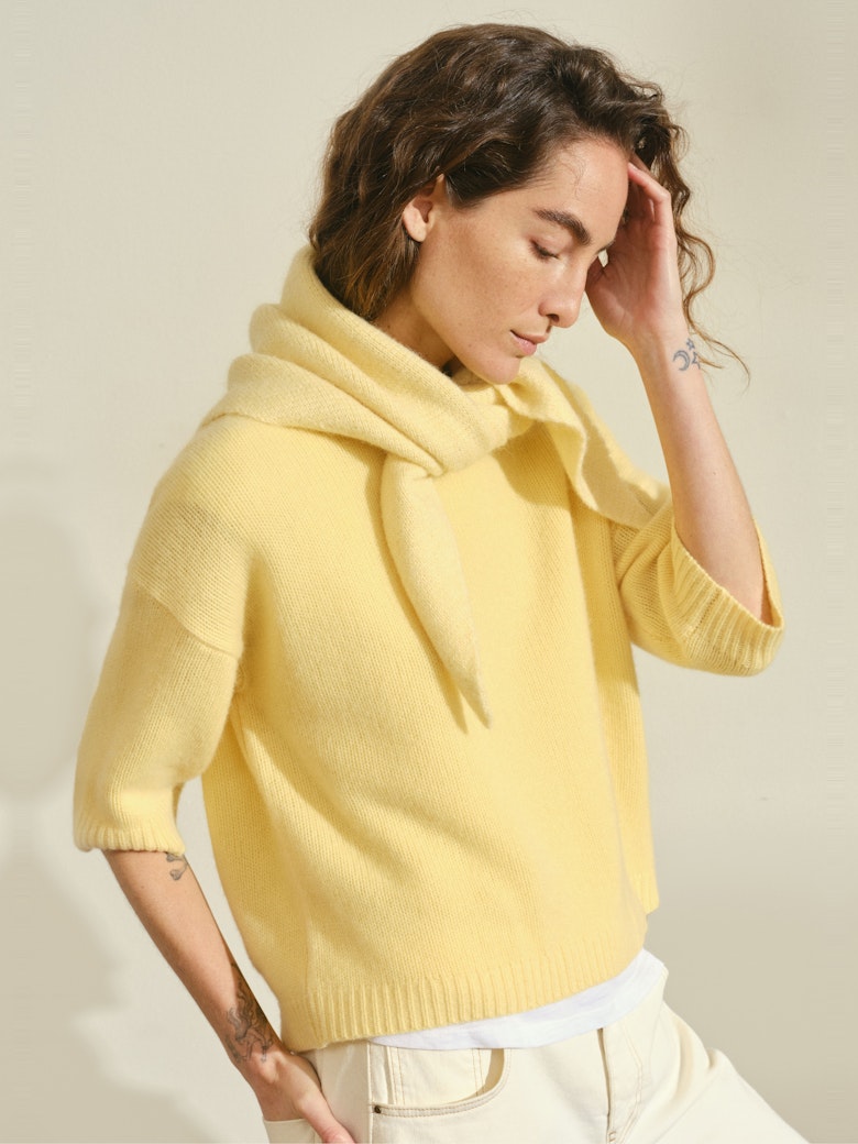 Cherrie Chunky Cashmere Tee