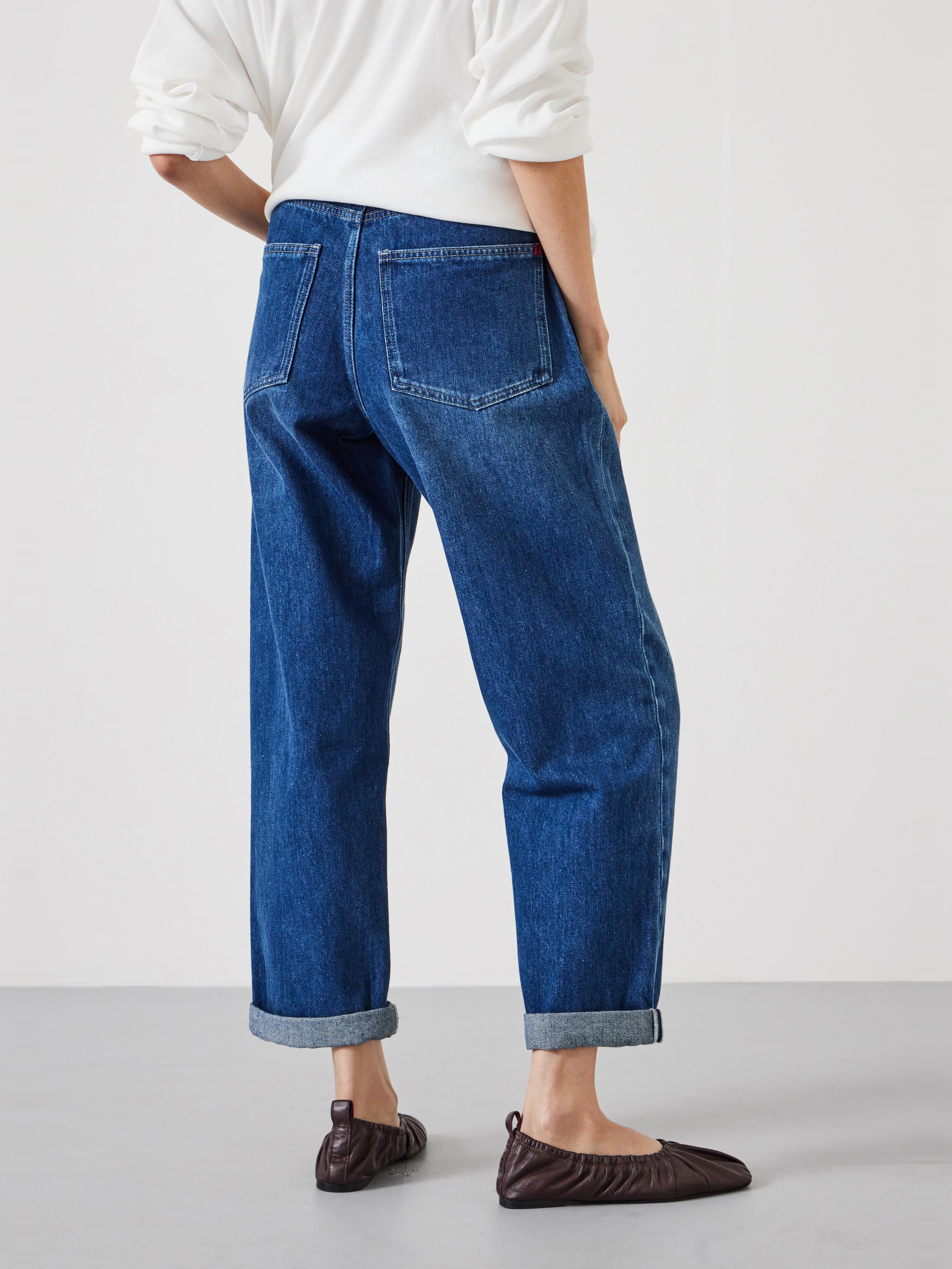 Button Fly Boyfriend Jean