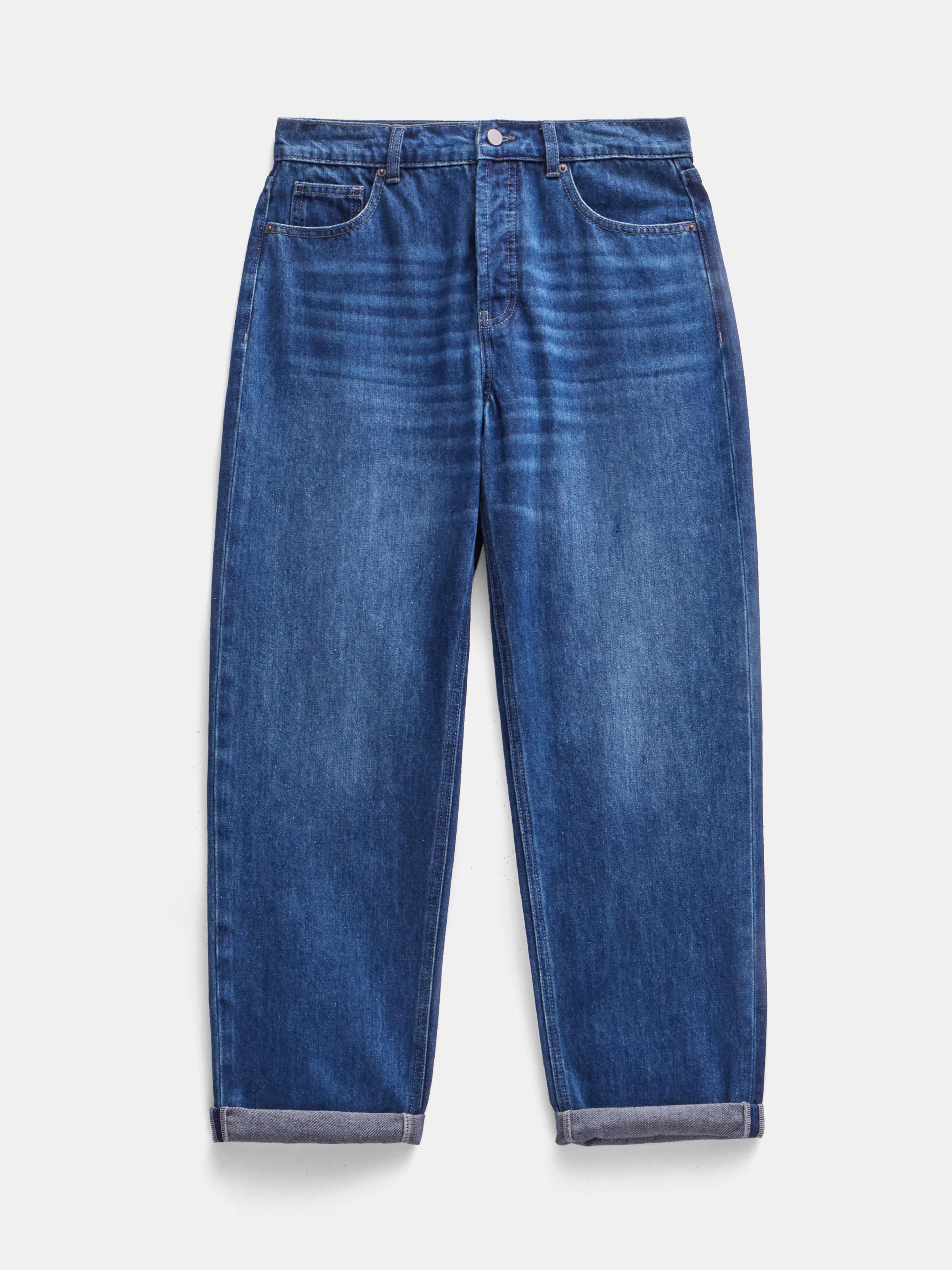 Button Fly Boyfriend Jean