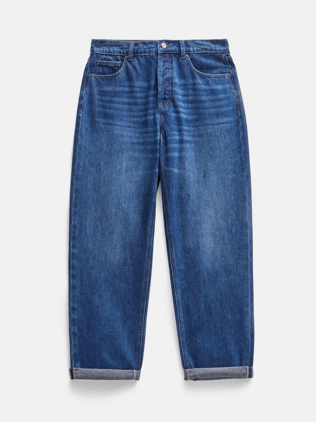 012429-3069-07 Button Fly Boyfriend Jean