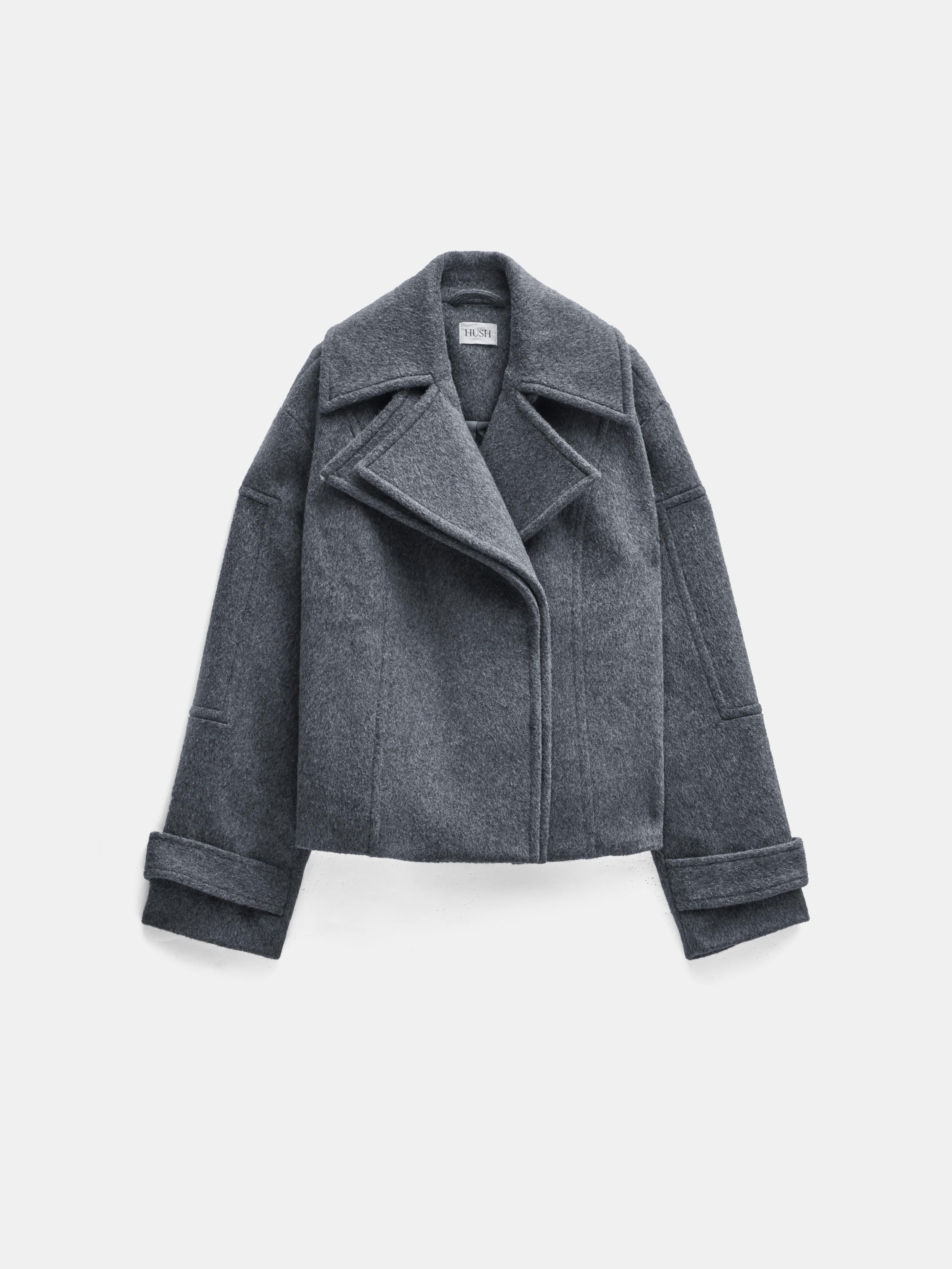 Pure Wool Double Lapel Lined Jacket