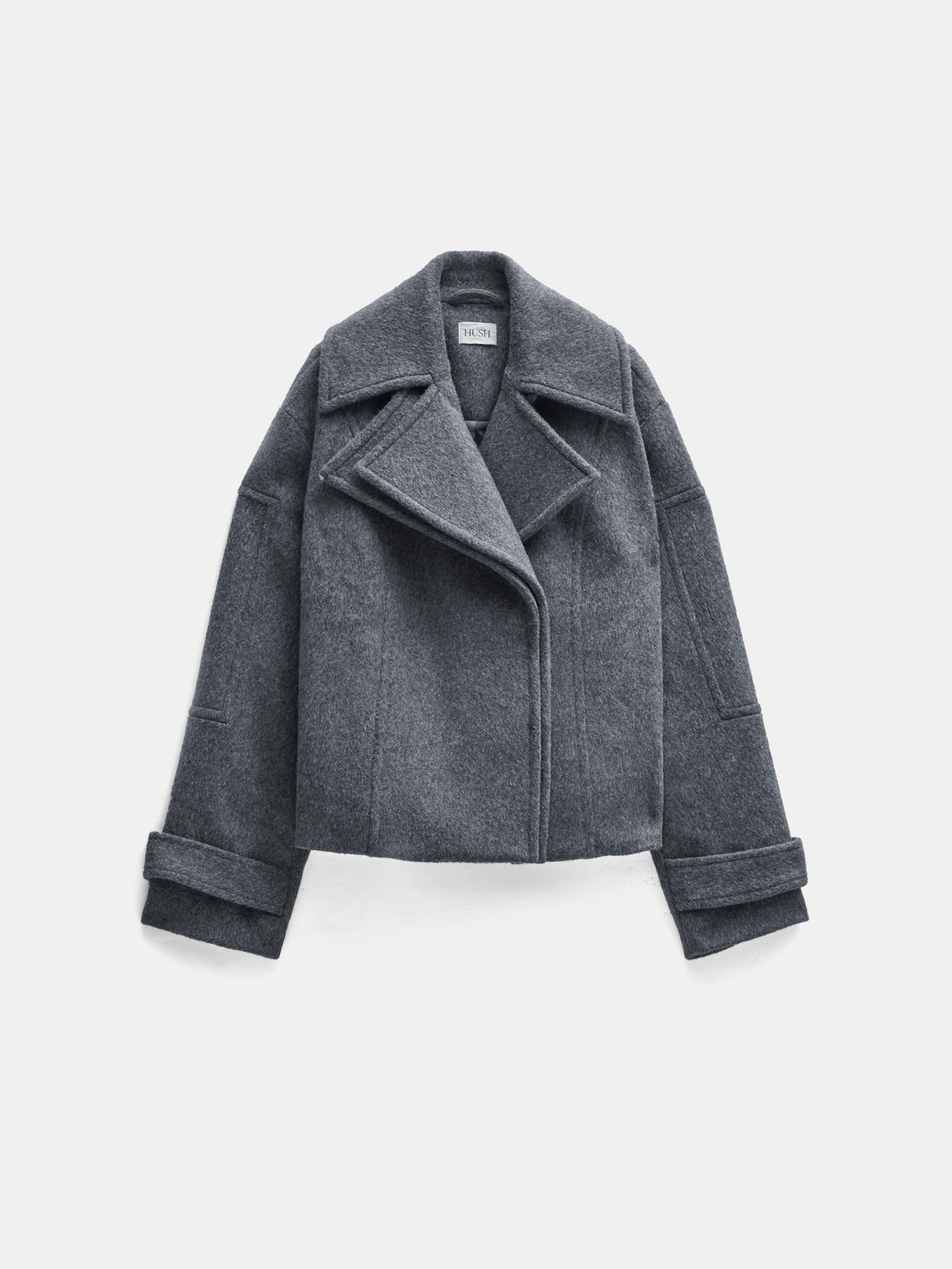 012356-3170-07 Pure Wool Double Lapel Lined Jacket