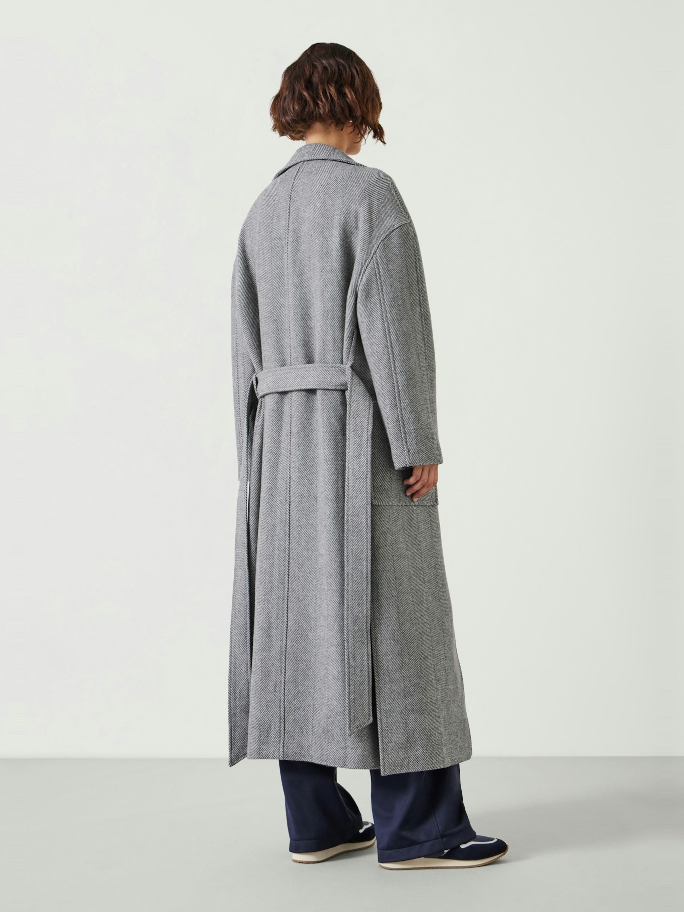 012443-0362-03 Kaitlin Lined Wool Blend Oversized Herringbone Coat