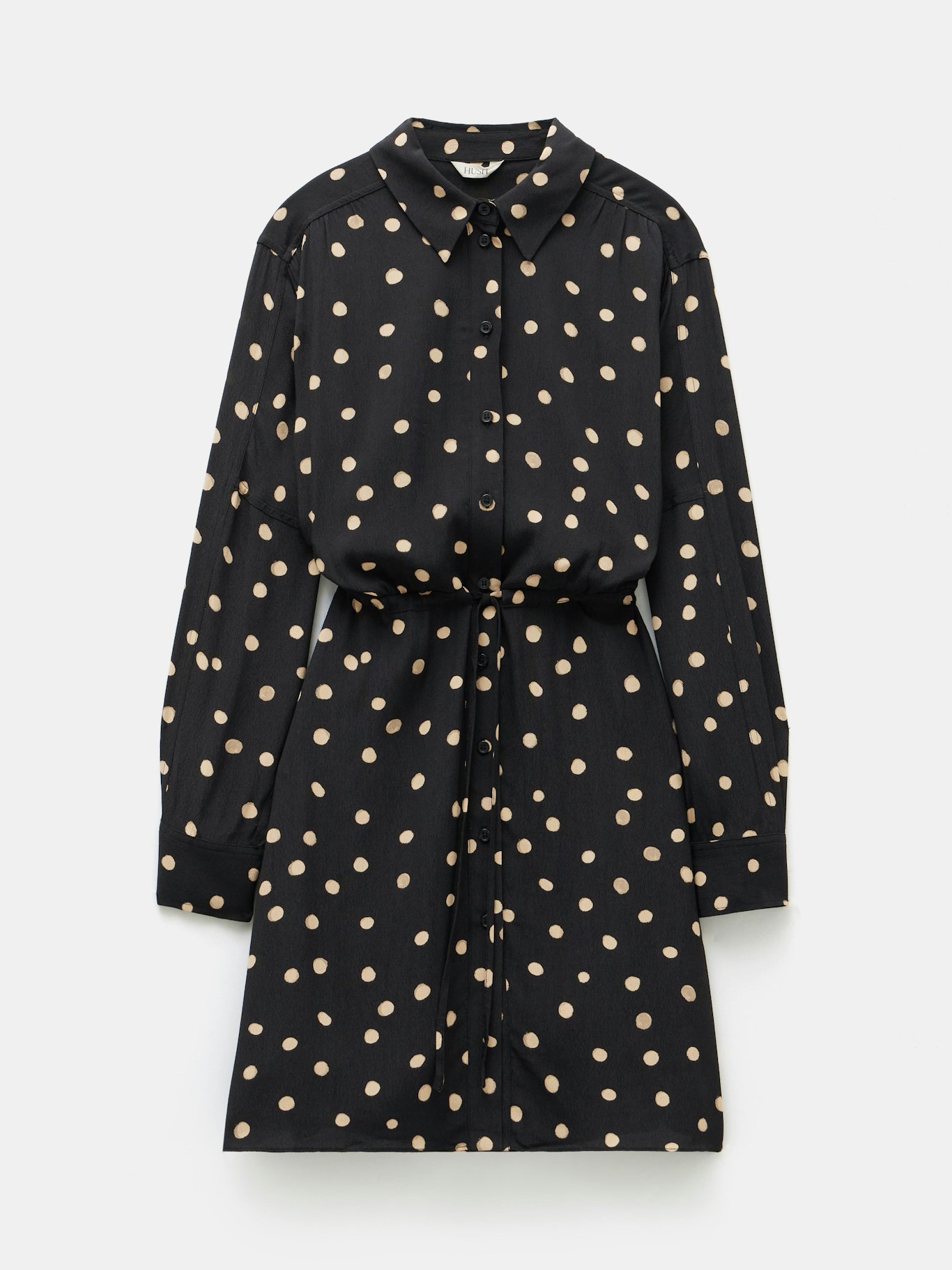 011896-4596-07 Alba Long Sleeve Mini Shirt Dress