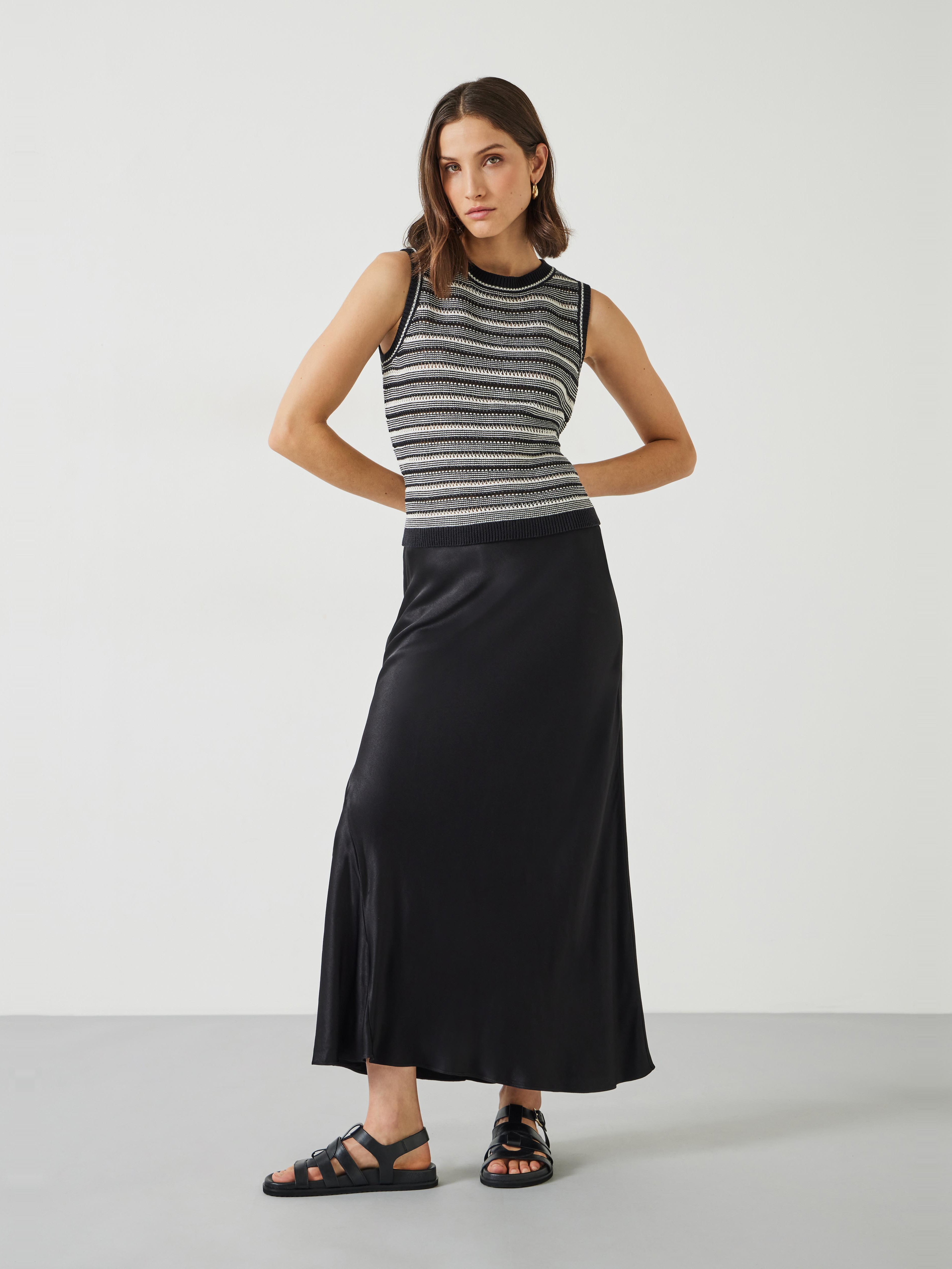 Remi Satin Maxi Skirt