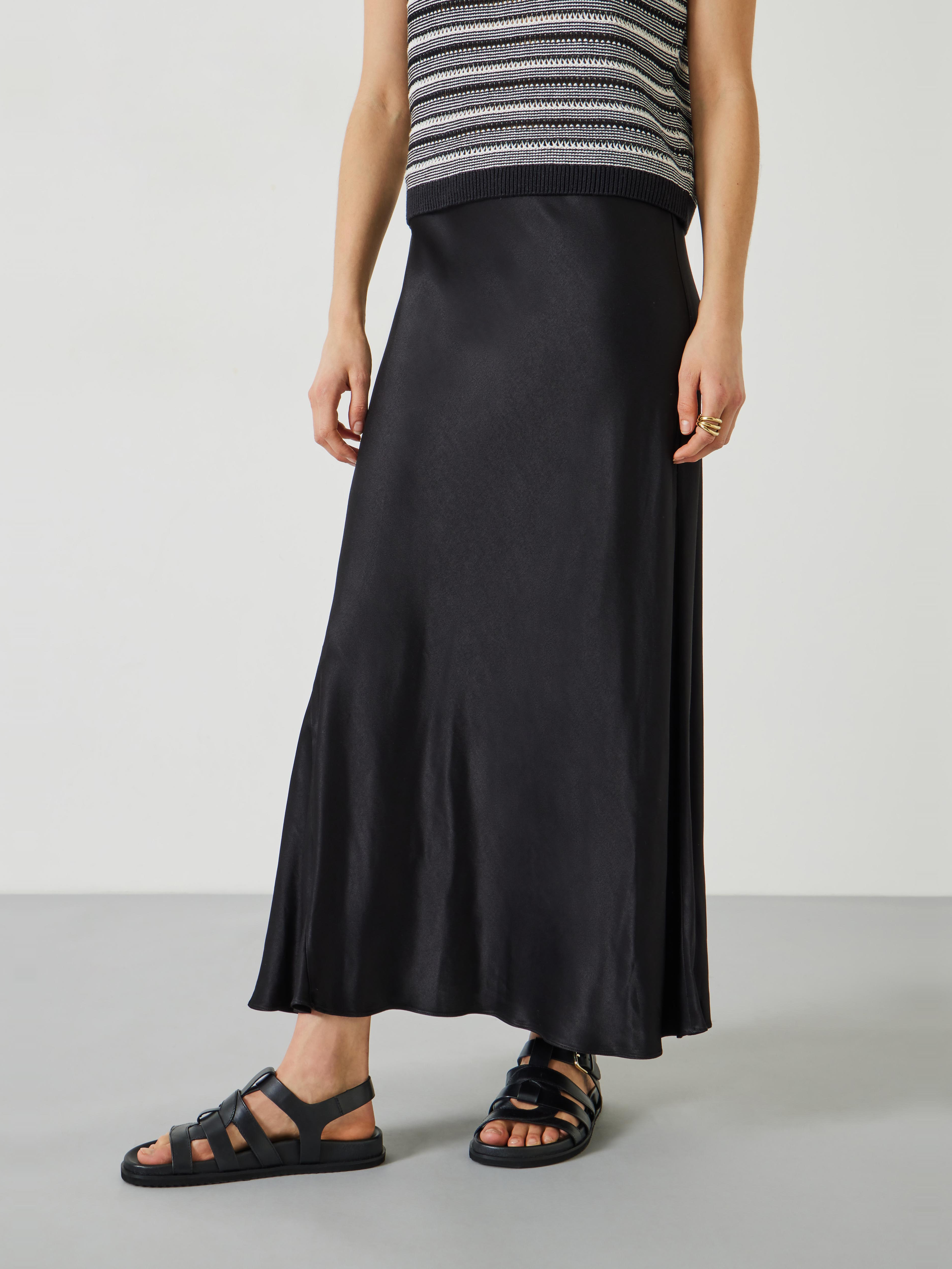 Remi Satin Maxi Skirt