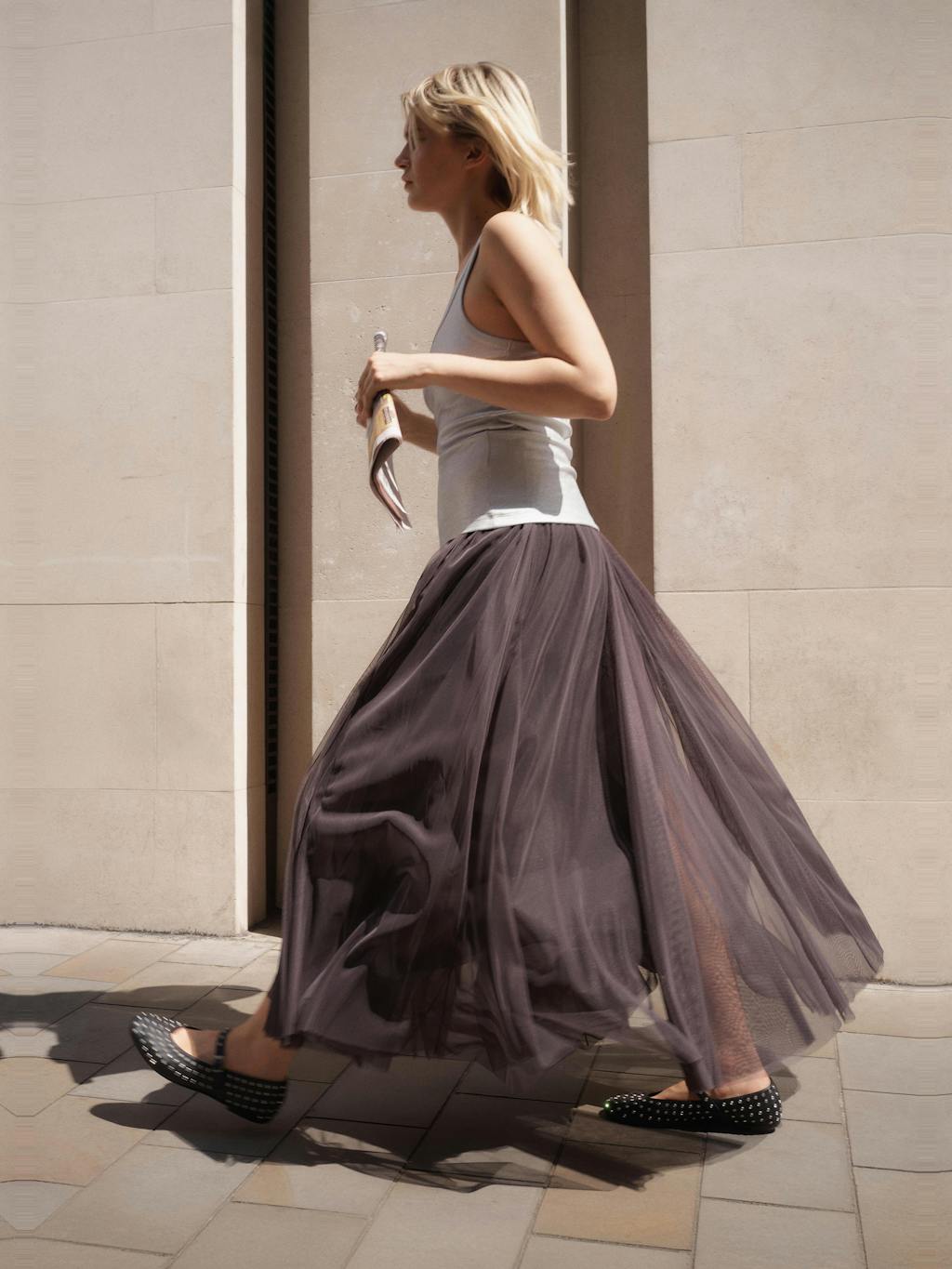 011653-3393-10 Millie Tulle Maxi Skirt
