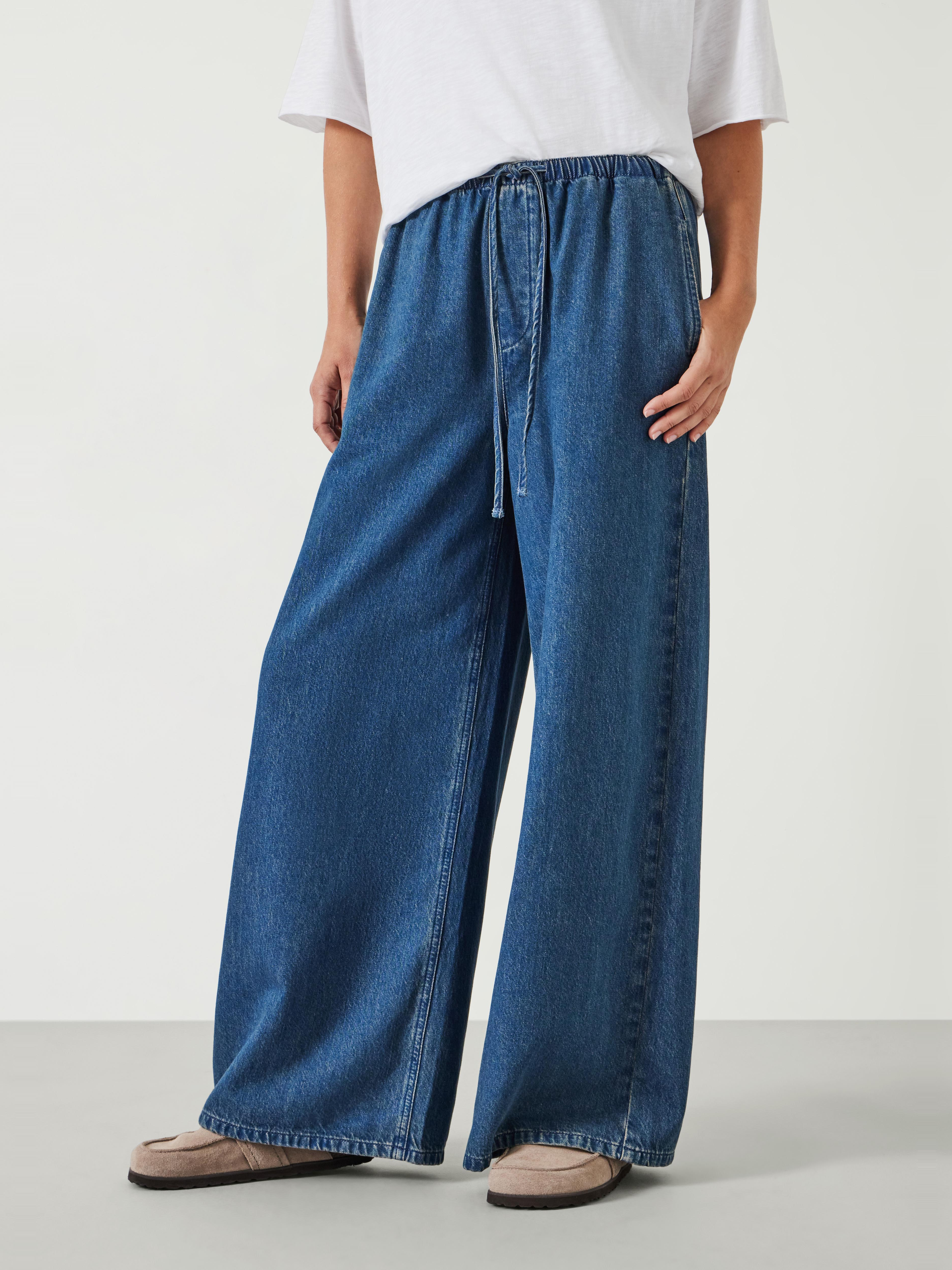Clio Wide Leg Tie Waist Jeans