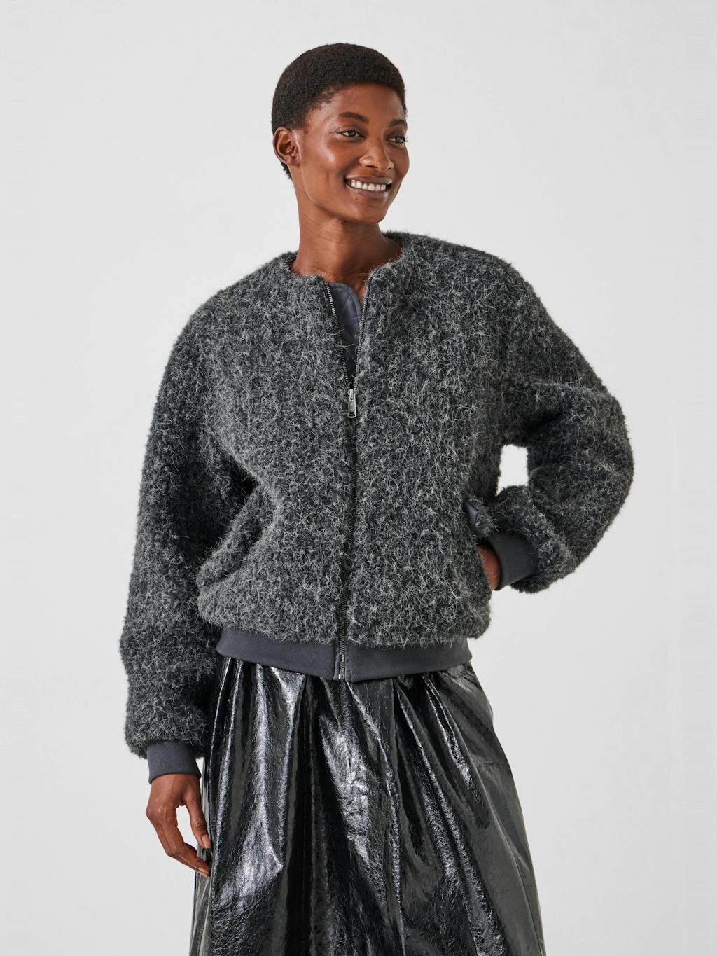 012391-0400-01 Miffy Faux Fur Jacket