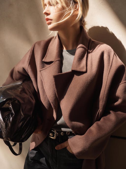 Pure Wool Double Faced Blazer