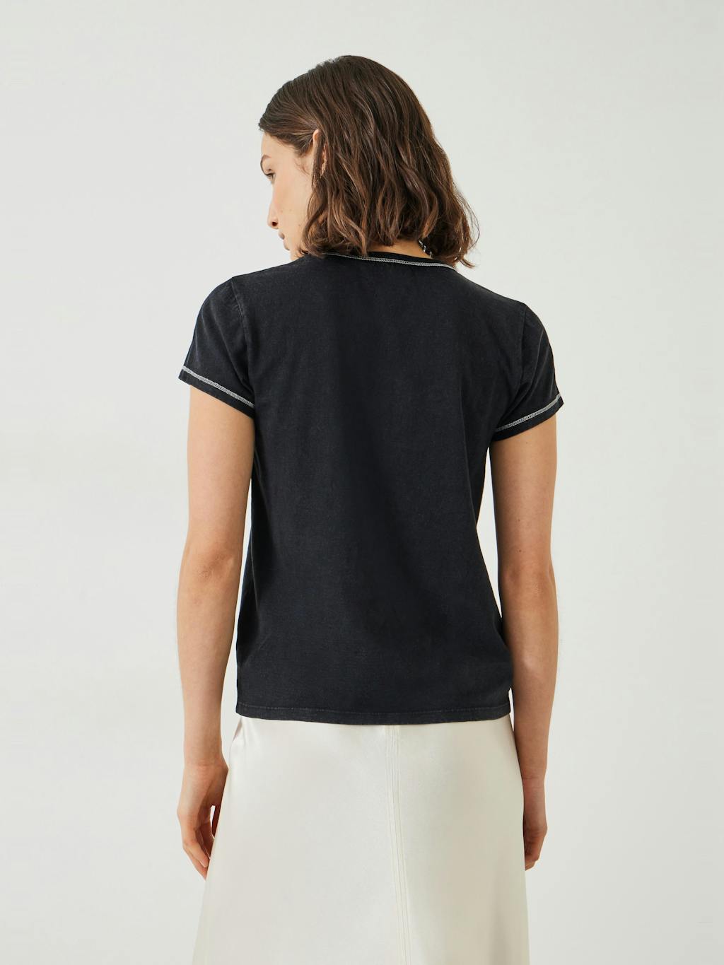 011096-0208-03 Danika Stitch Detail T-Shirt