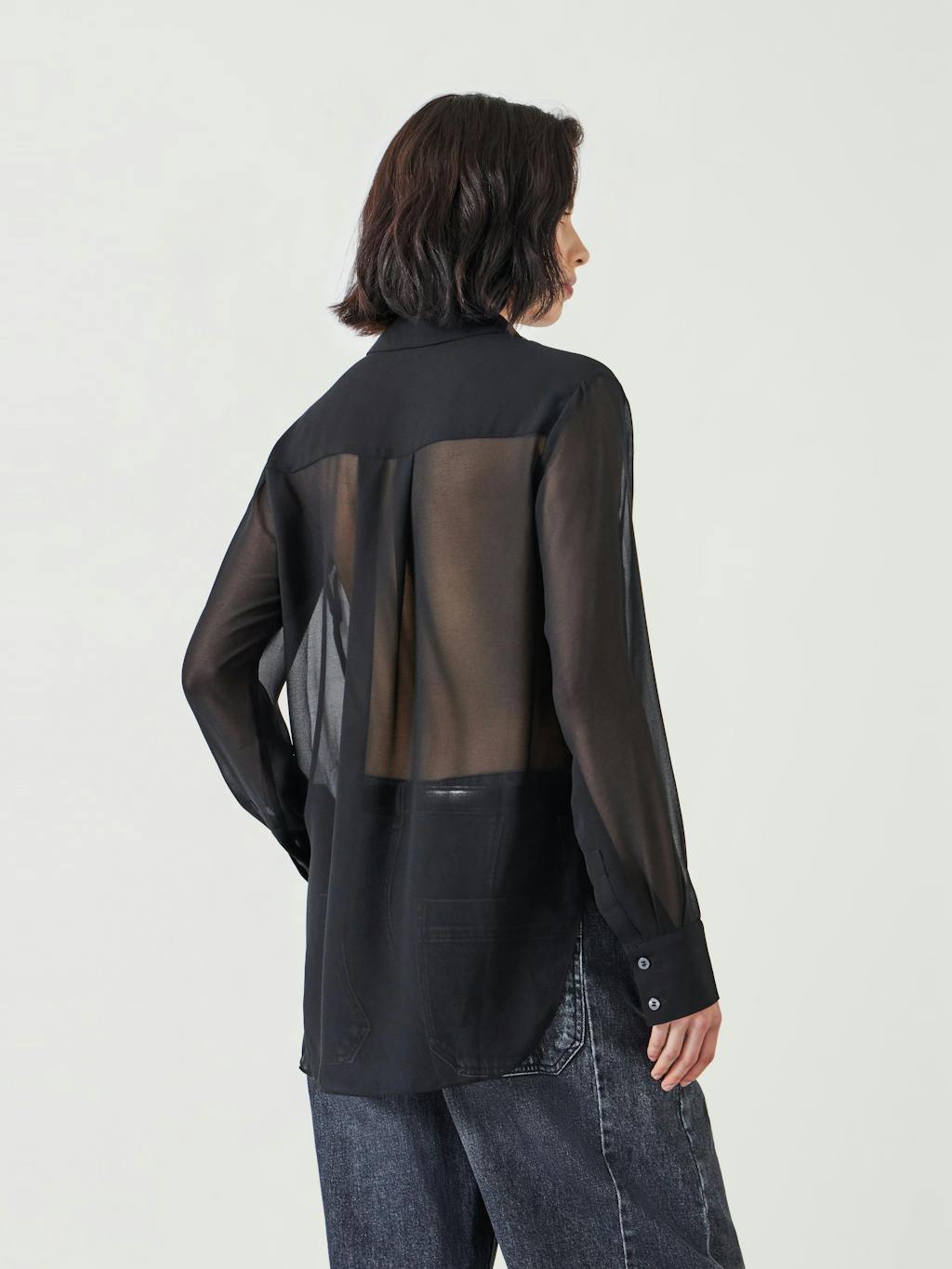 011675-0456-03 Havana Sheer Shirt