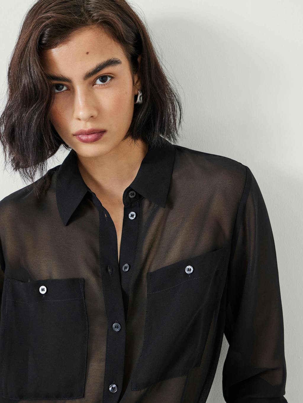 011675-0456-04 Havana Sheer Shirt