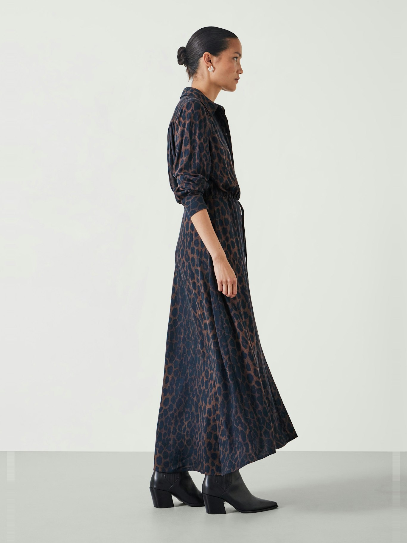 011652-4604-04 Rosey Midi Shirt Dress