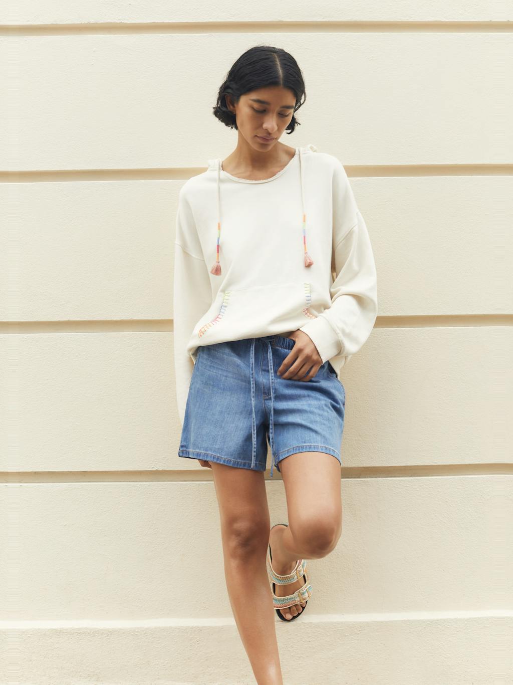 011149-2797-10 Betty Denim Pull On Shorts