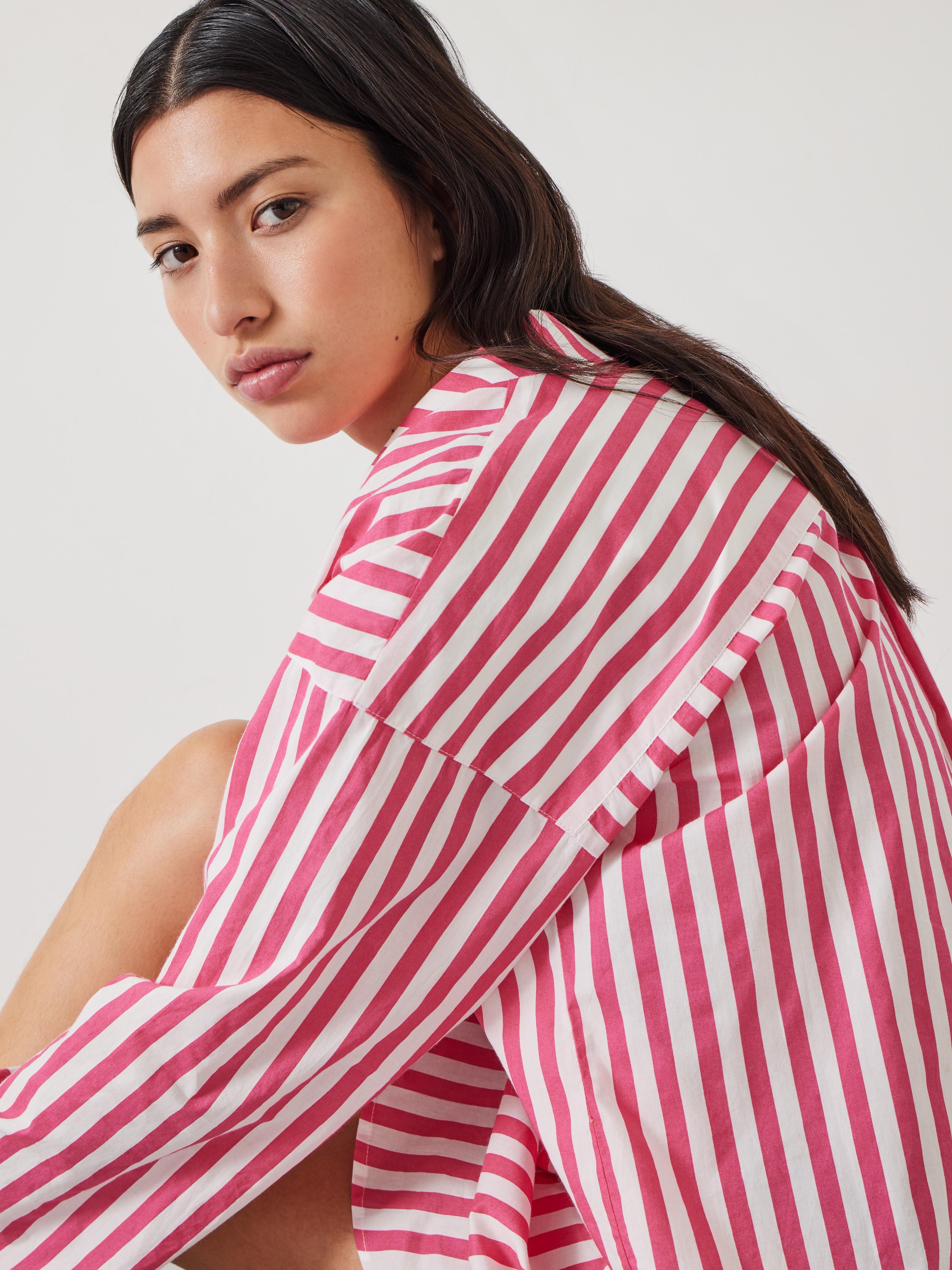 Emerson Striped Oversized Nightshirt