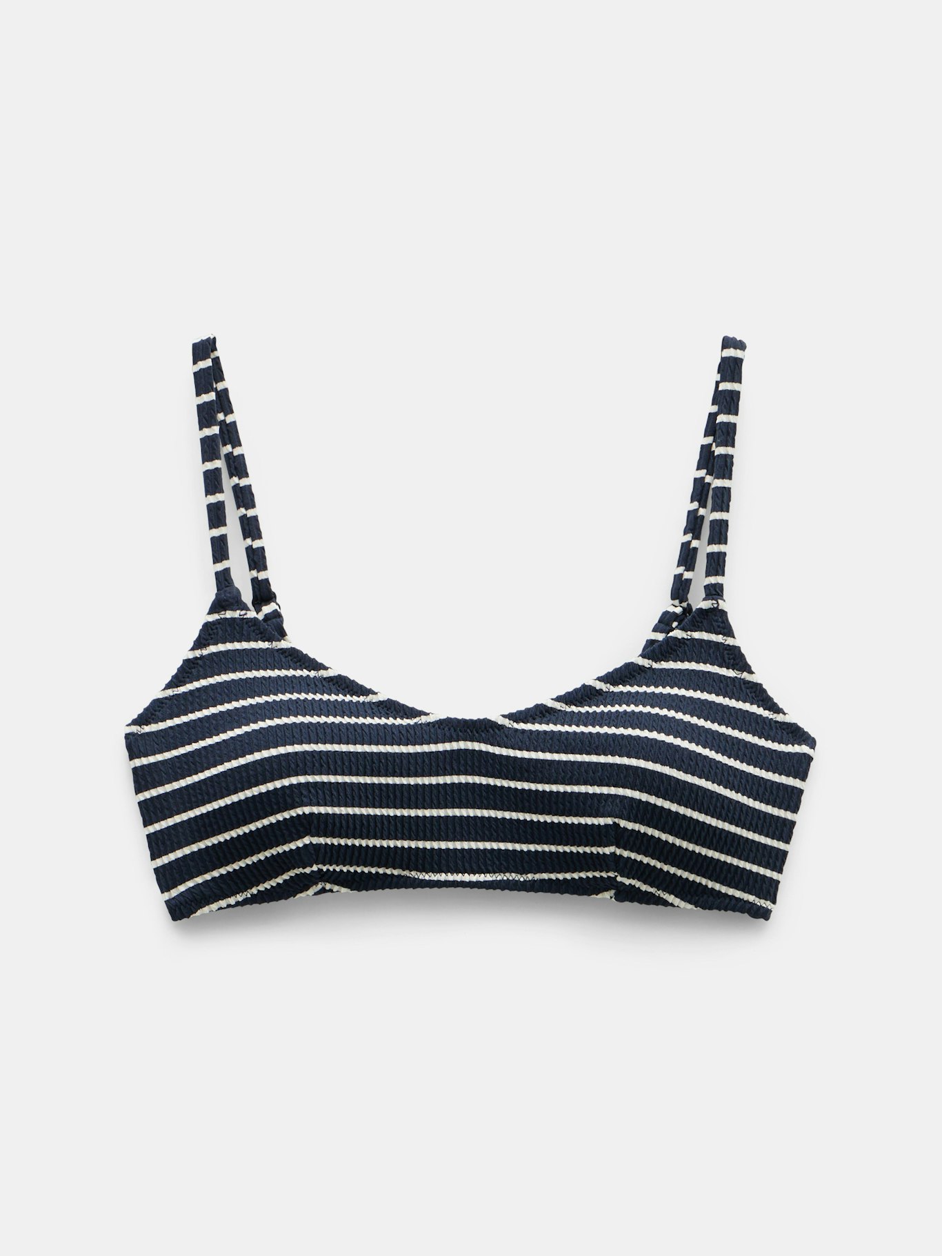010989-1652-07 Cassidy Stripe Rib Bikini Top