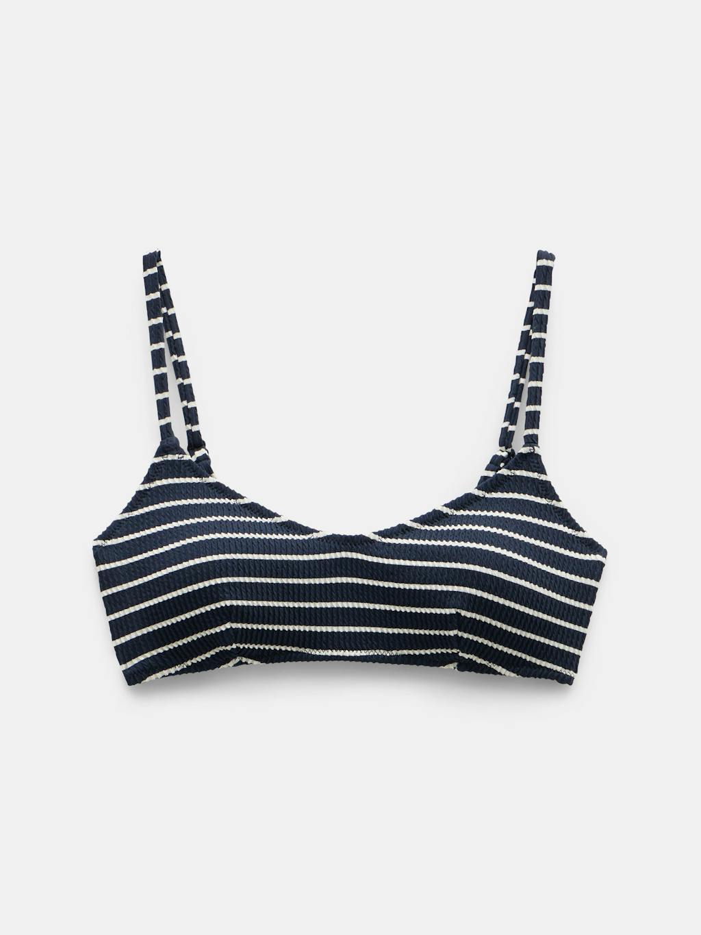 010989-1652-07 Cassidy Stripe Rib Bikini Top