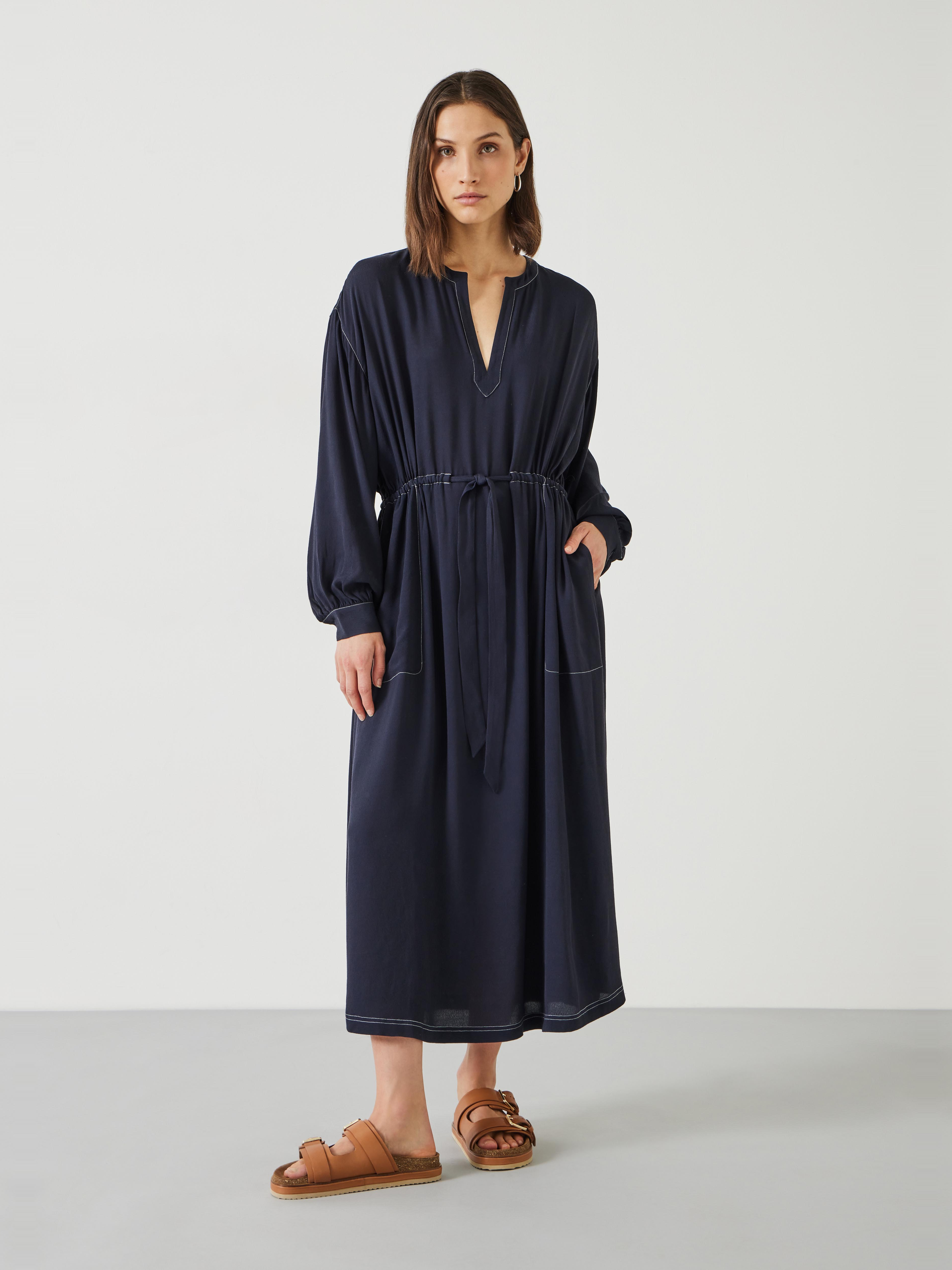Julie Oversized Contrast Maxi Dress