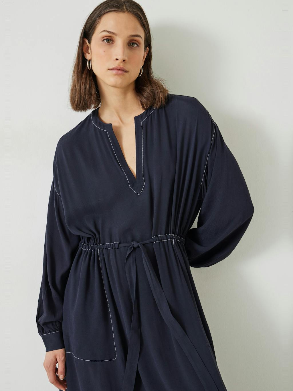 011048-1659-04 Julie Oversized Contrast Maxi Dress
