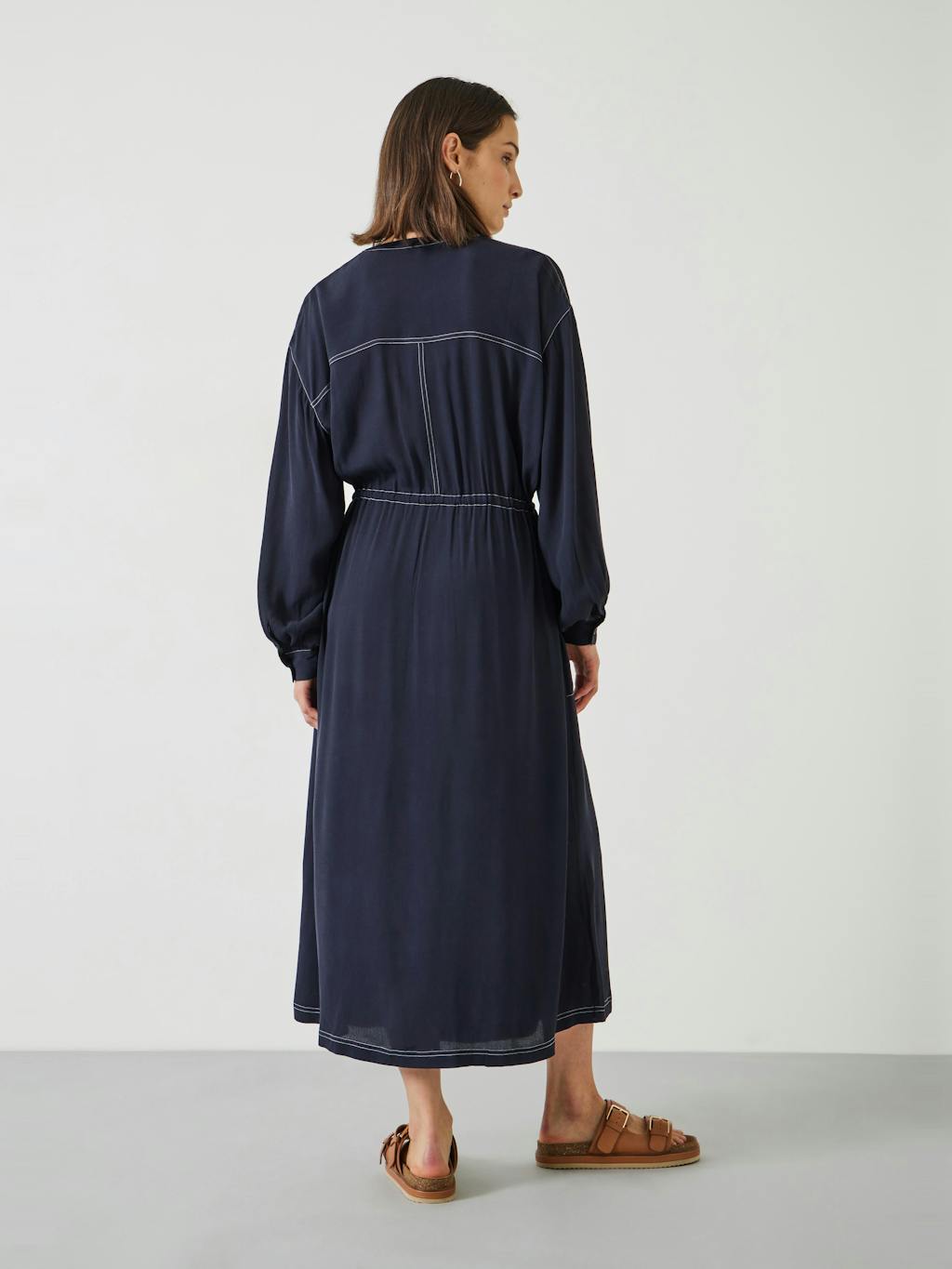 011048-1659-03 Julie Oversized Contrast Maxi Dress