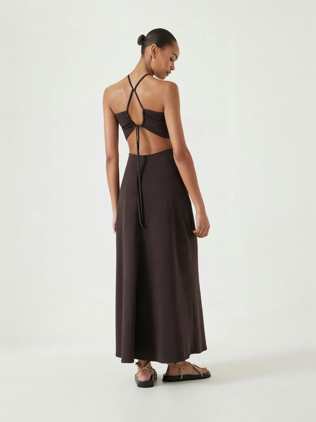 010928-0450-03 Jemma Cotton Jersey Cut-out Dress