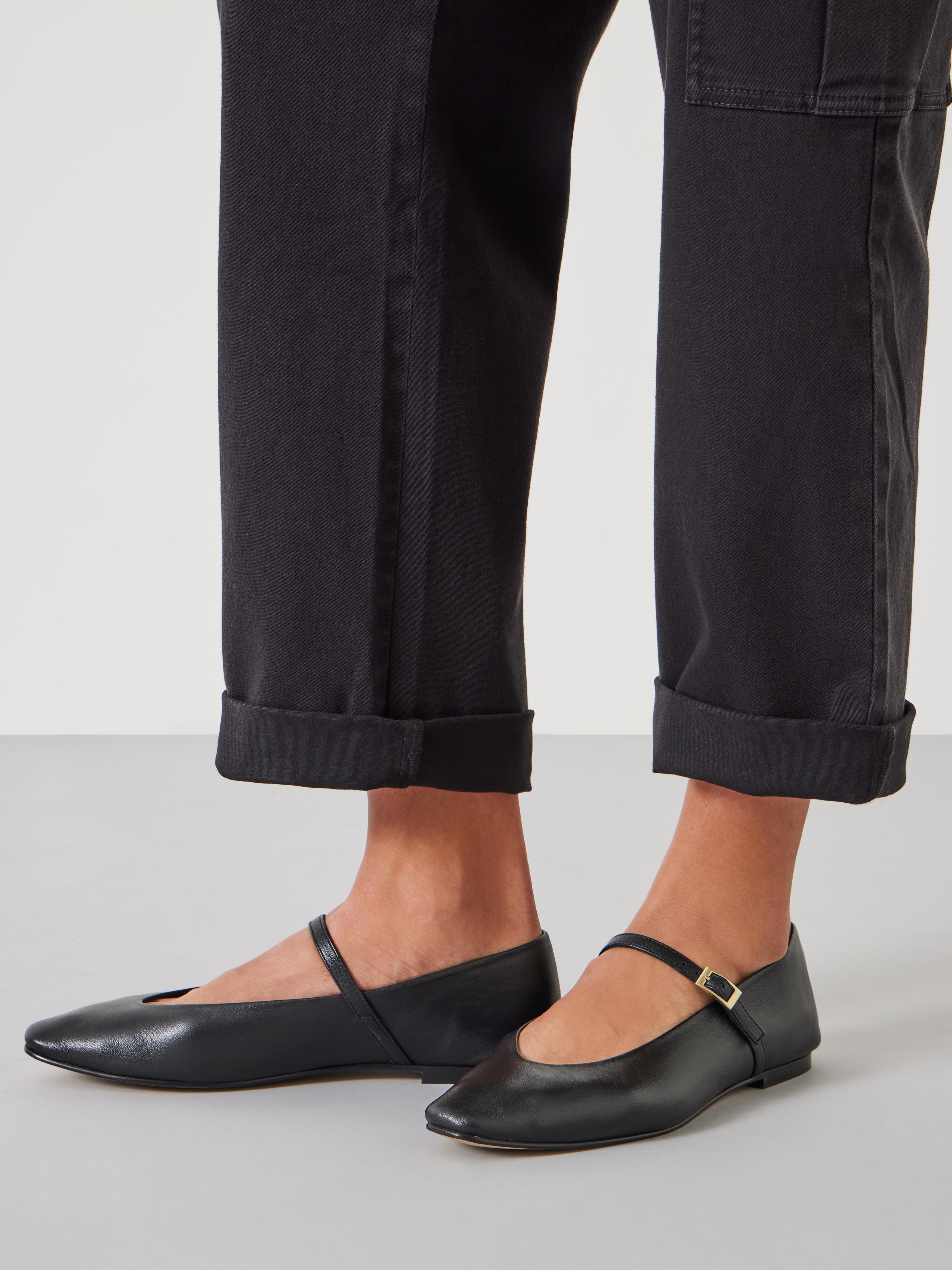 Maeva Mary Jane Leather Flats