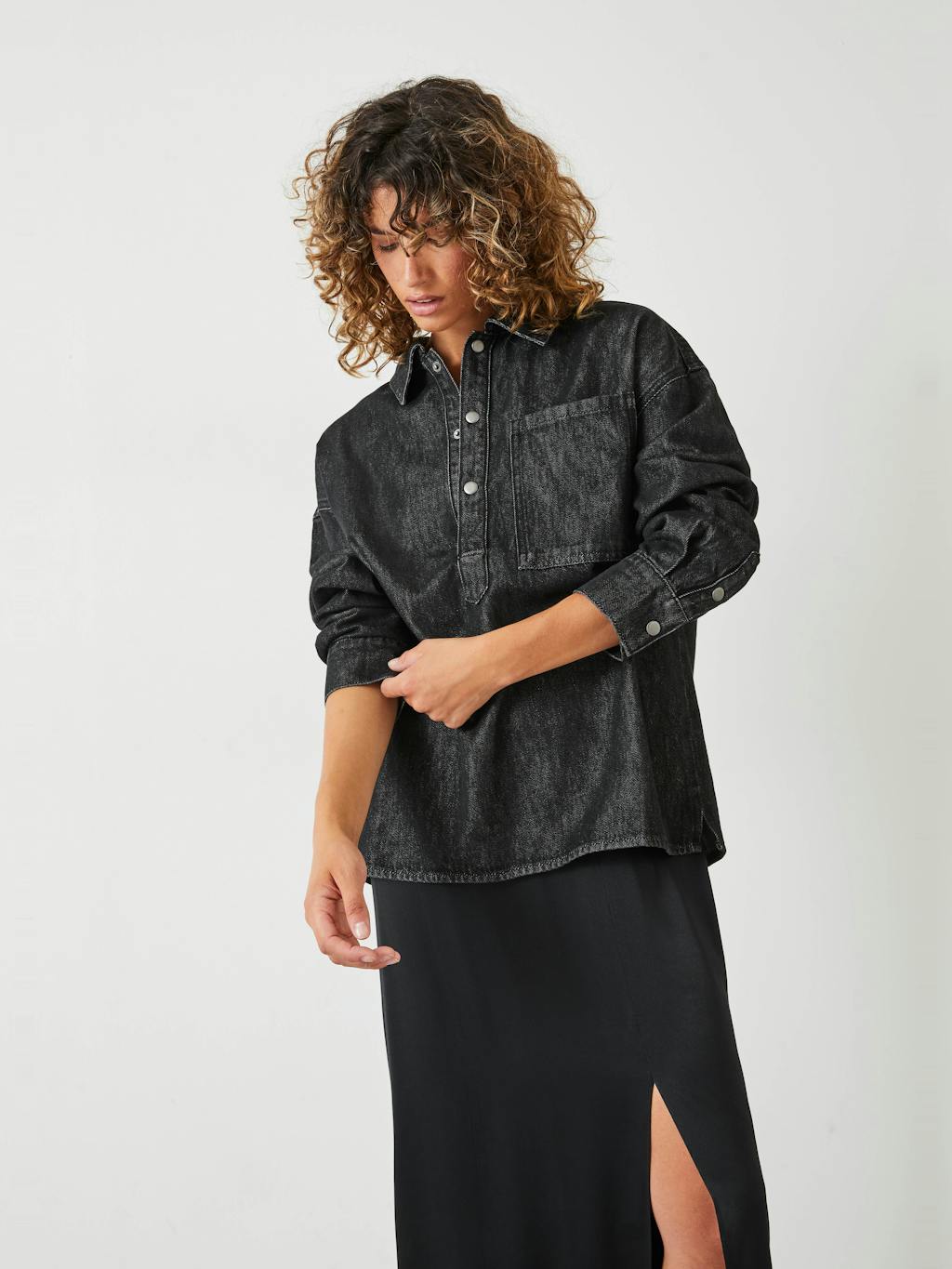 009874-2826-02 Daya Denim Shirt