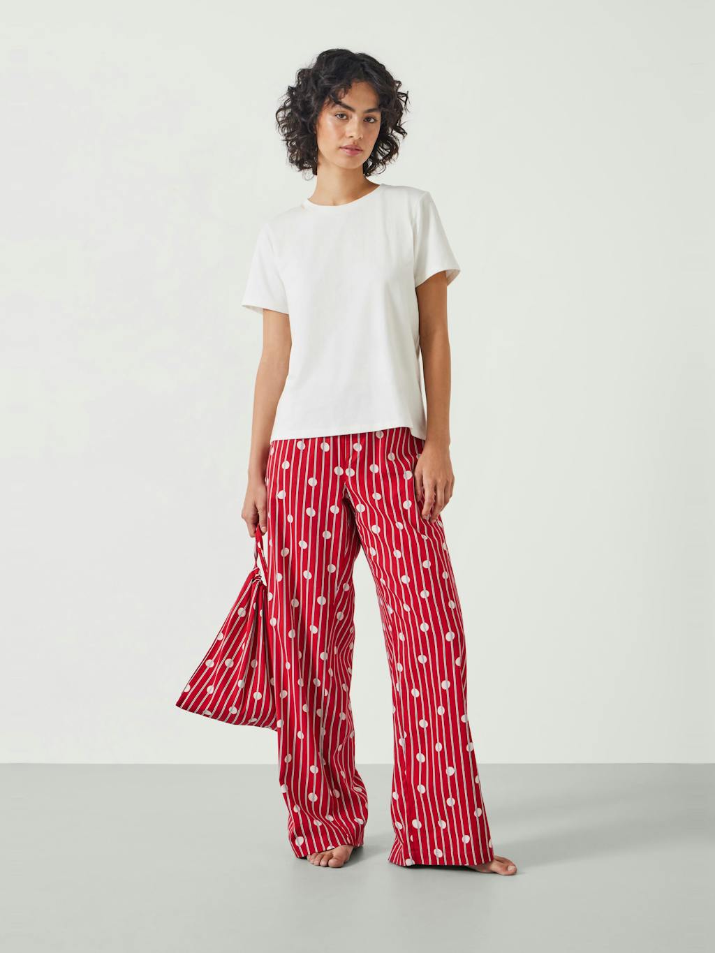 012396-0001-01 Lucy Cotton Viscose T-Shirt Pyjama Set