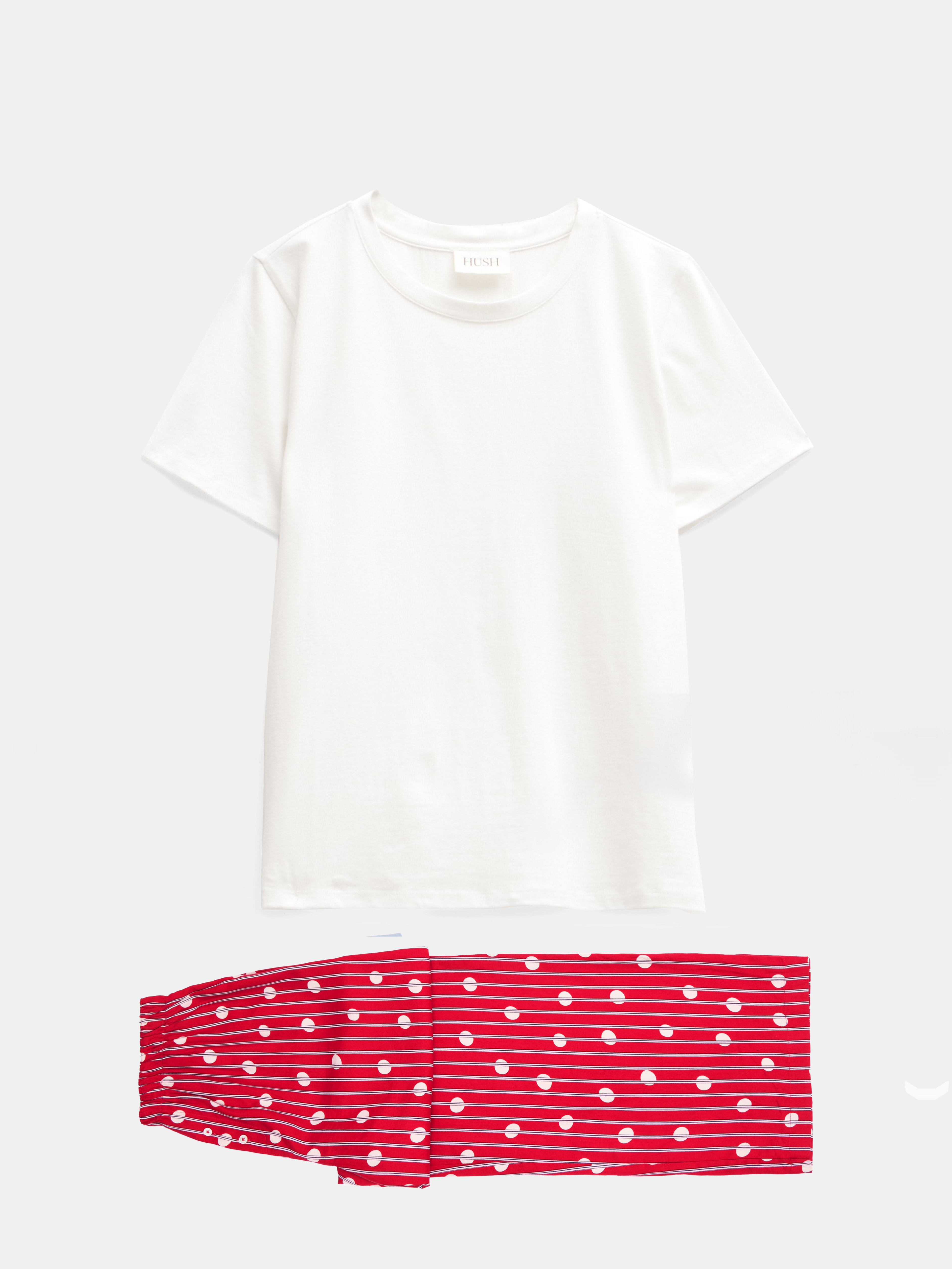 Lucy Cotton Viscose T-Shirt Pyjama Set