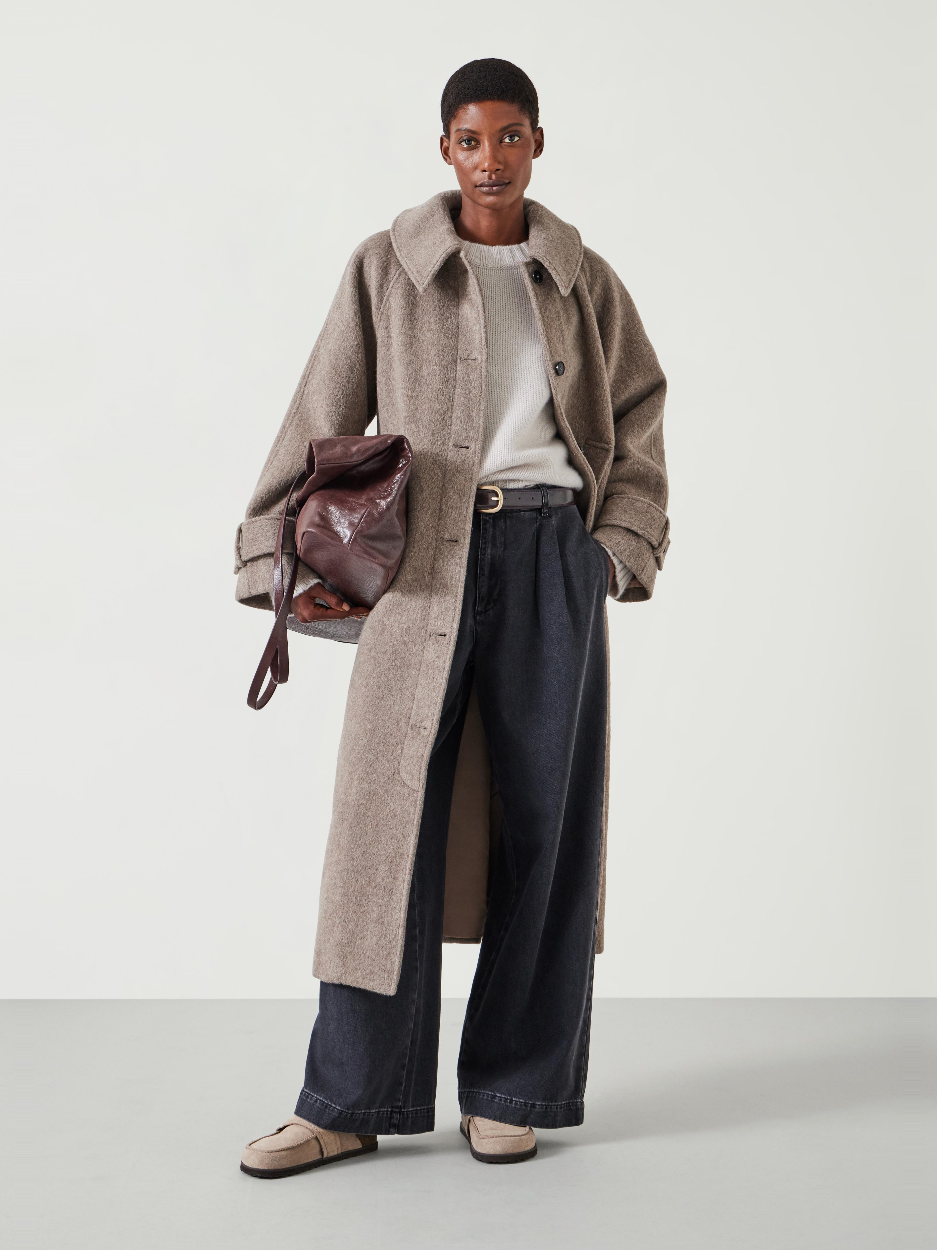 Munroe Pure Wool Oversized Cocoon Coat