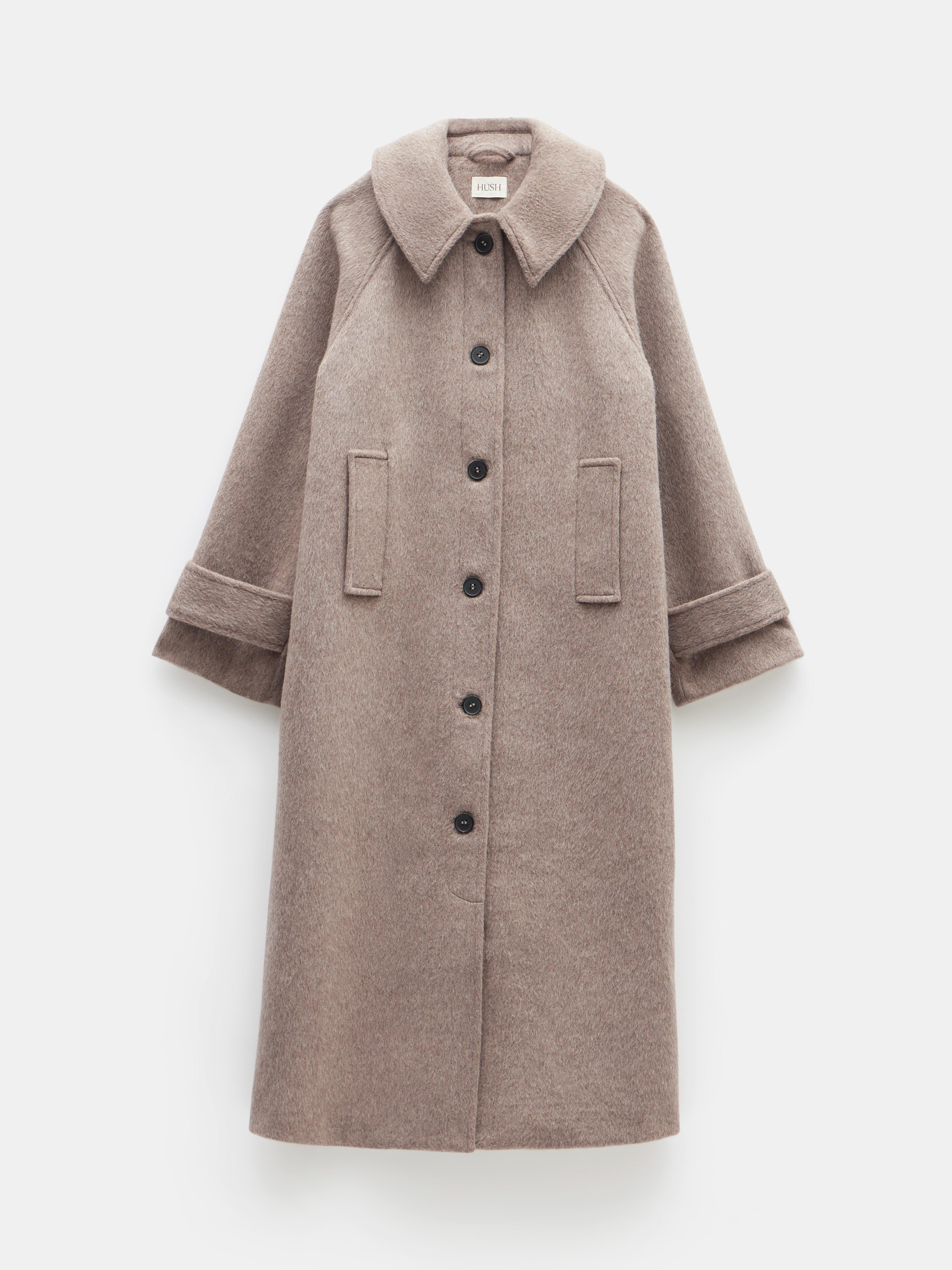 Munroe Pure Wool Oversized Cocoon Coat