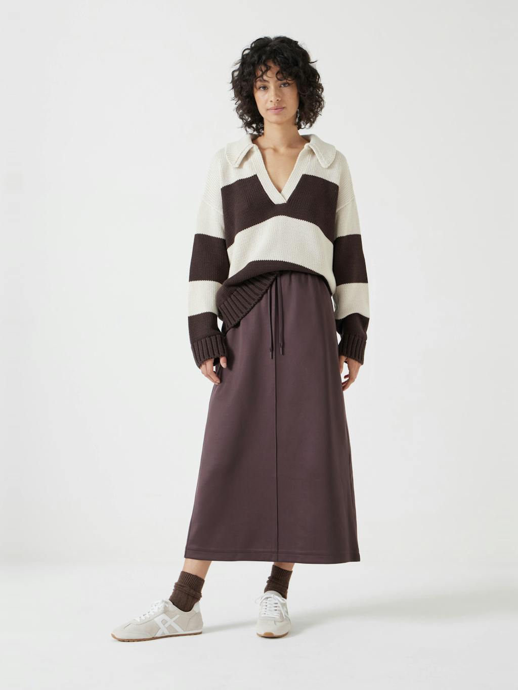 012256-1308-01 Harrison Pintuck Jersey Skirt