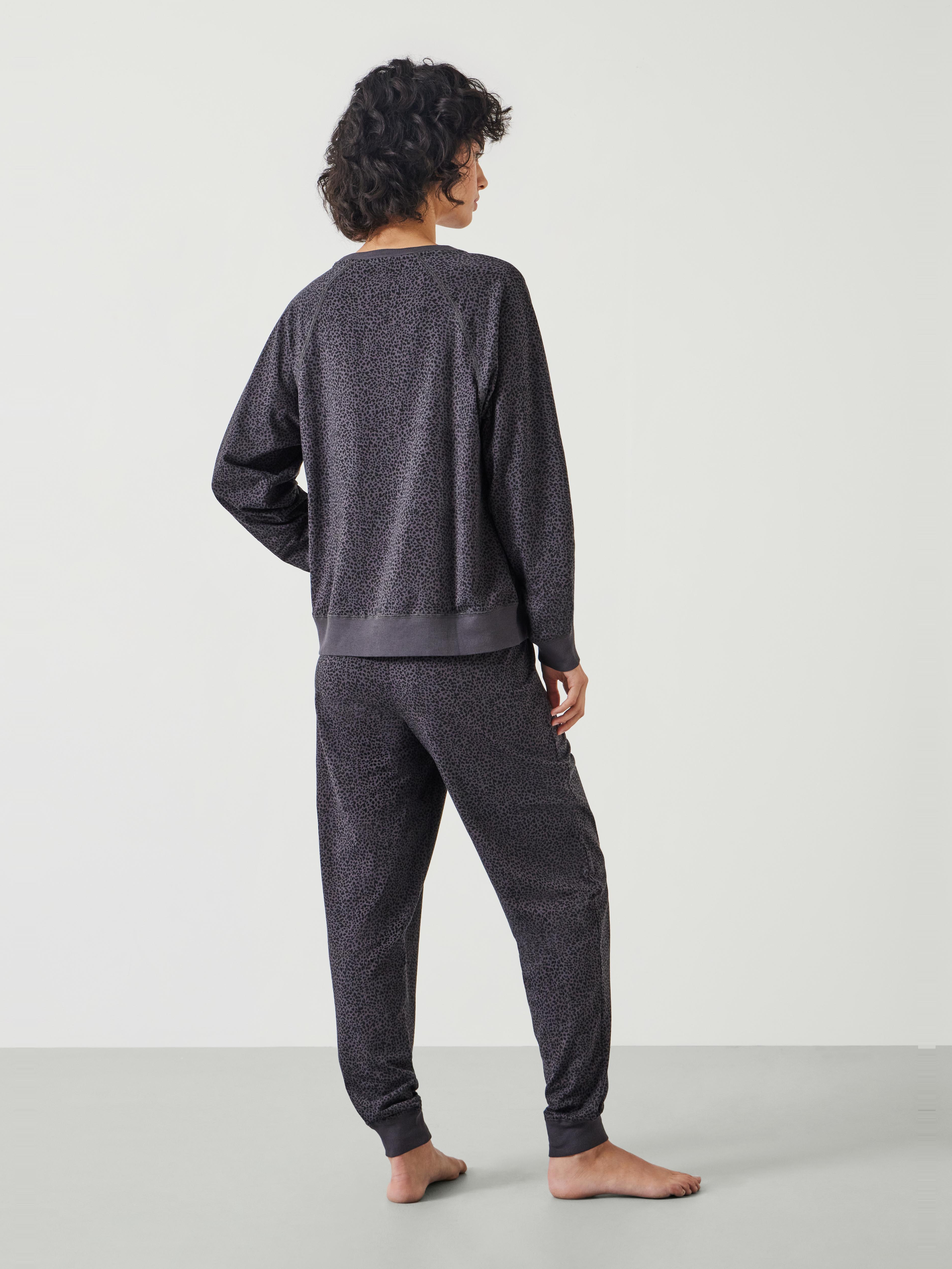Joelle Jersey Jogger Animal Print Pyjamas
