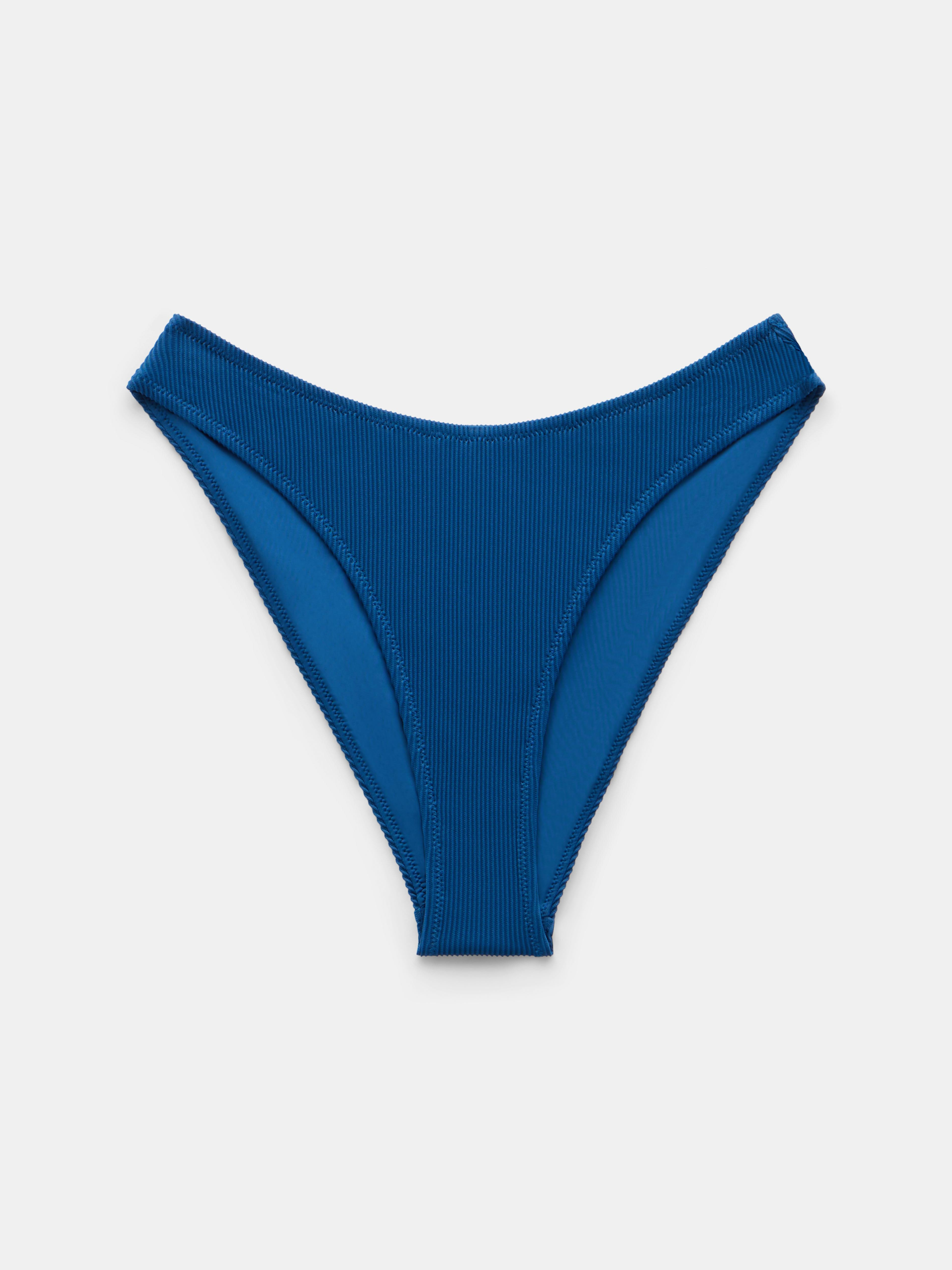 Heidi High Leg Rib Bikini Bottoms