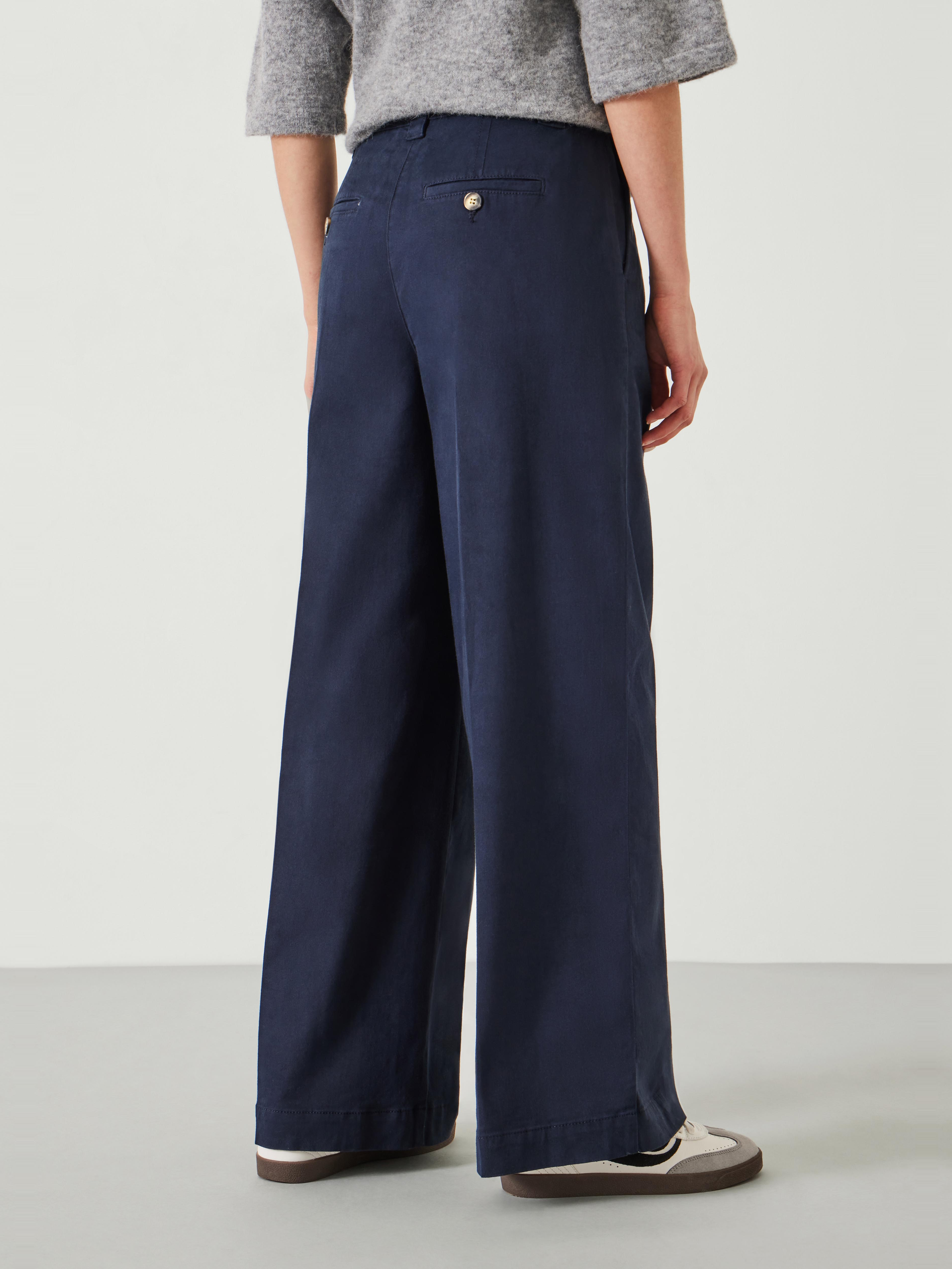 Ali Wide Leg Chino Trousers