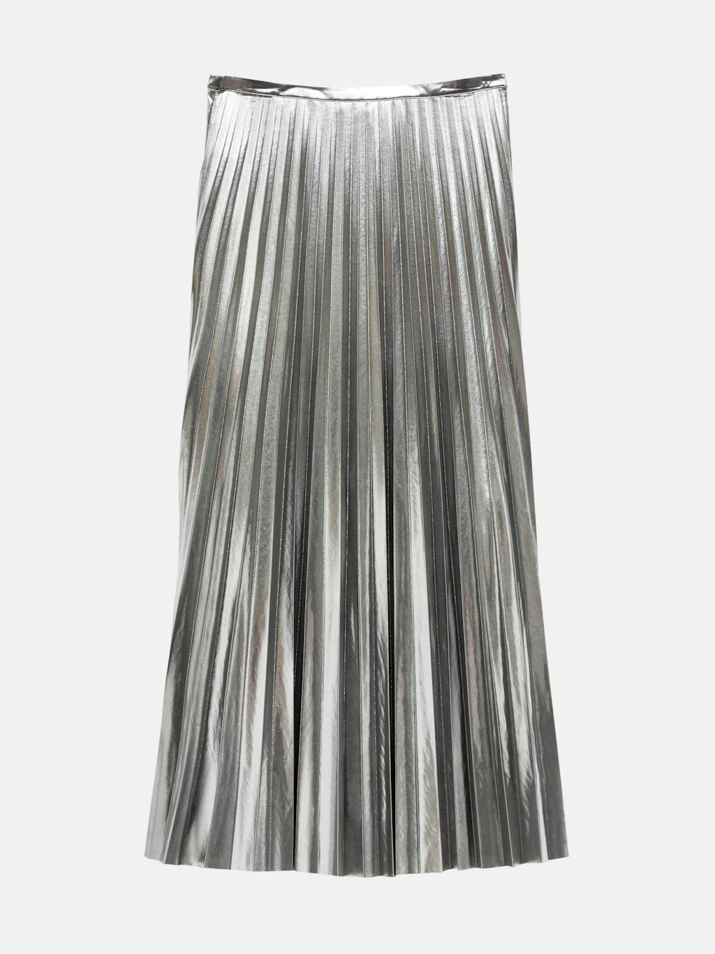 010124-4455-07 Raven Pleated Maxi Skirt