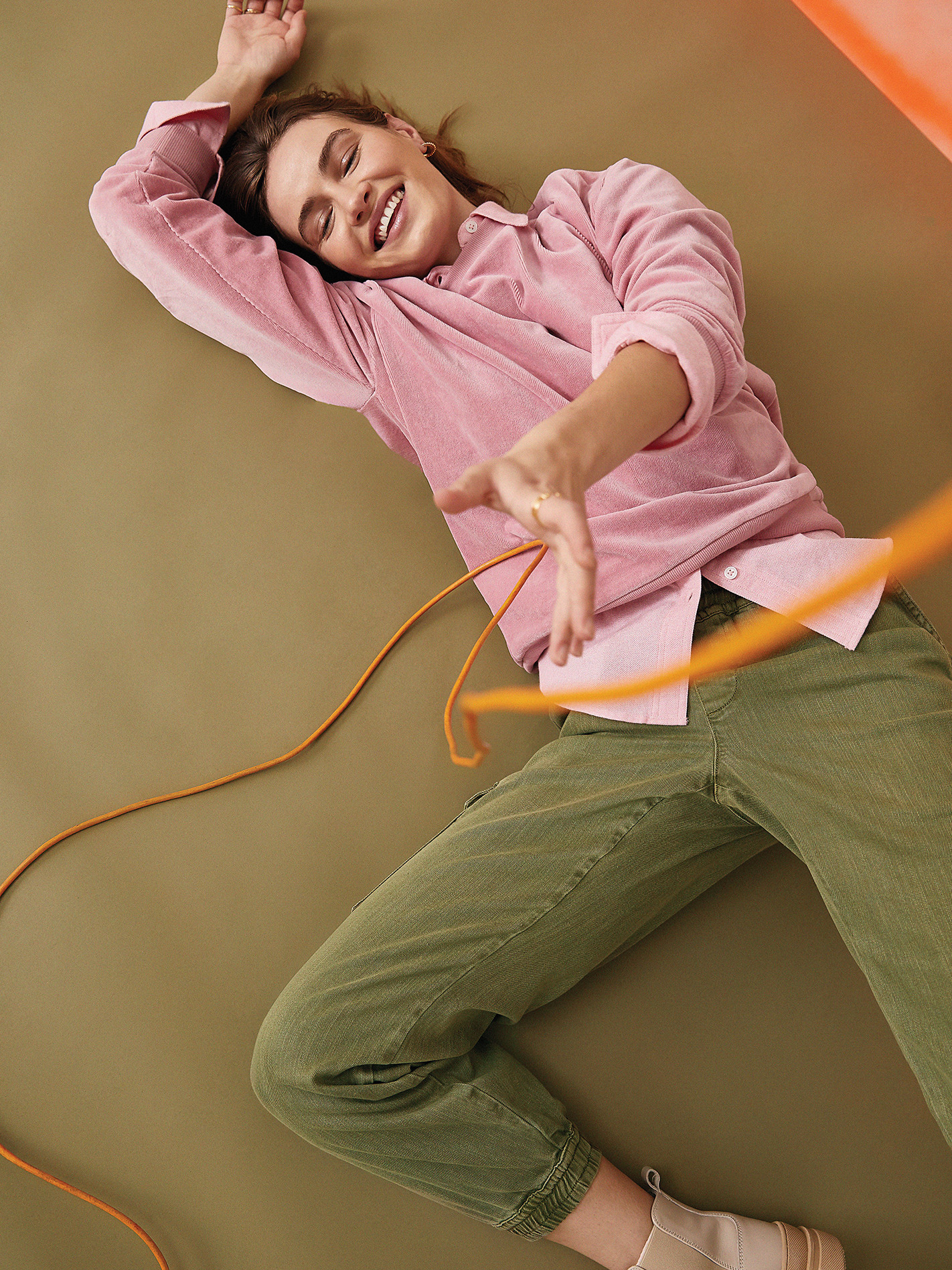 Washed Cargo Trousers