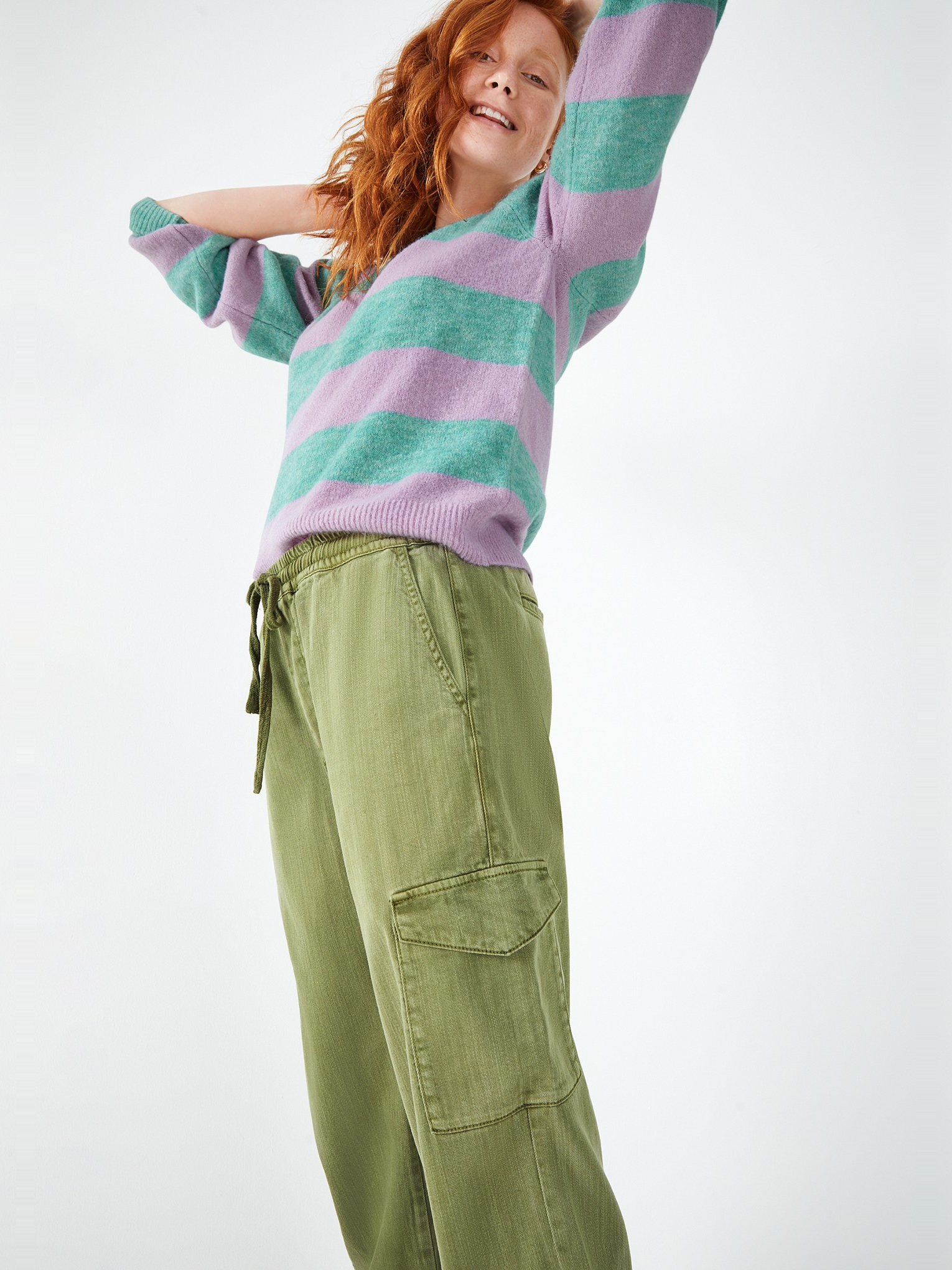 Washed Cargo Trousers