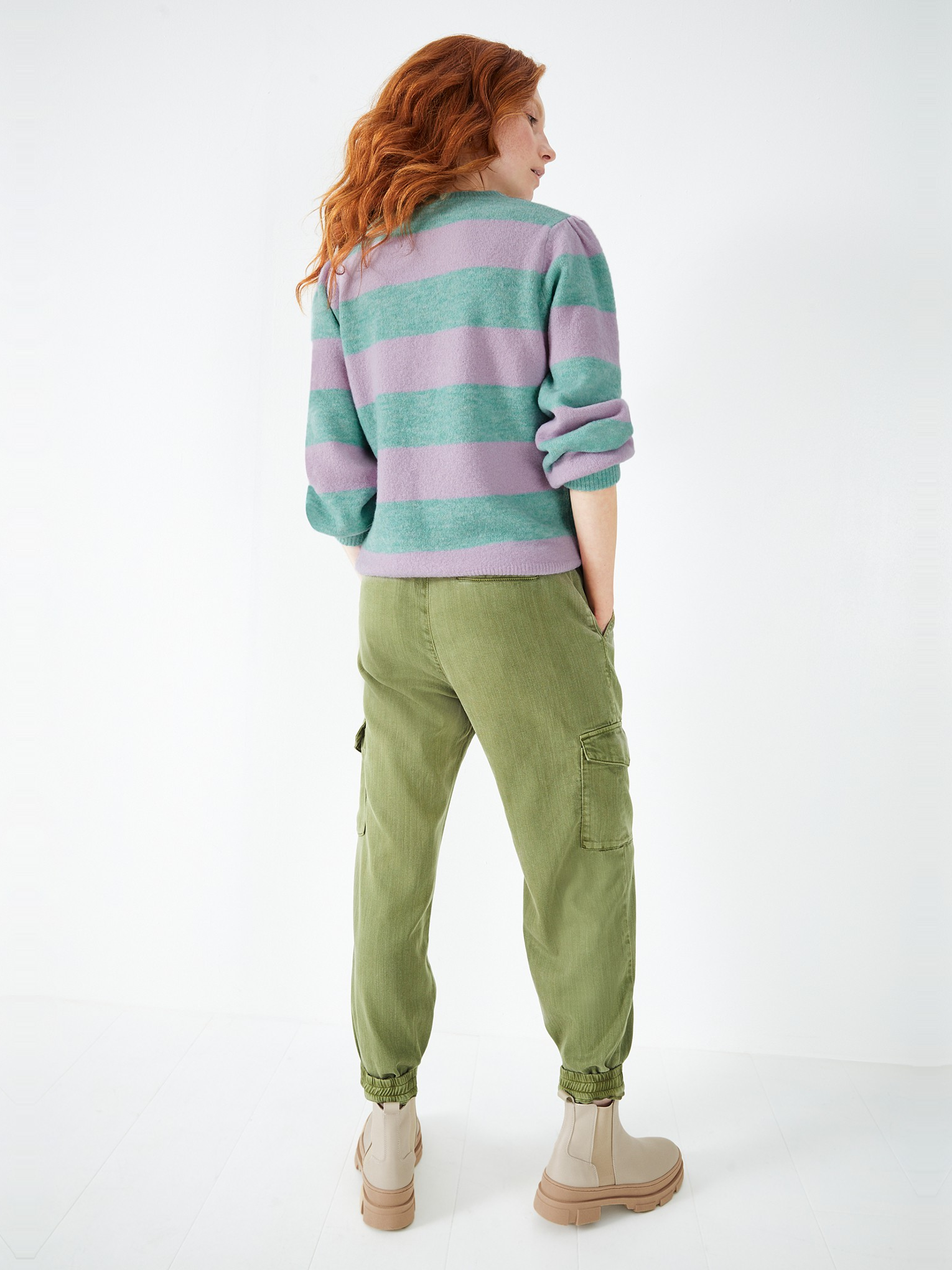 Washed Cargo Trousers