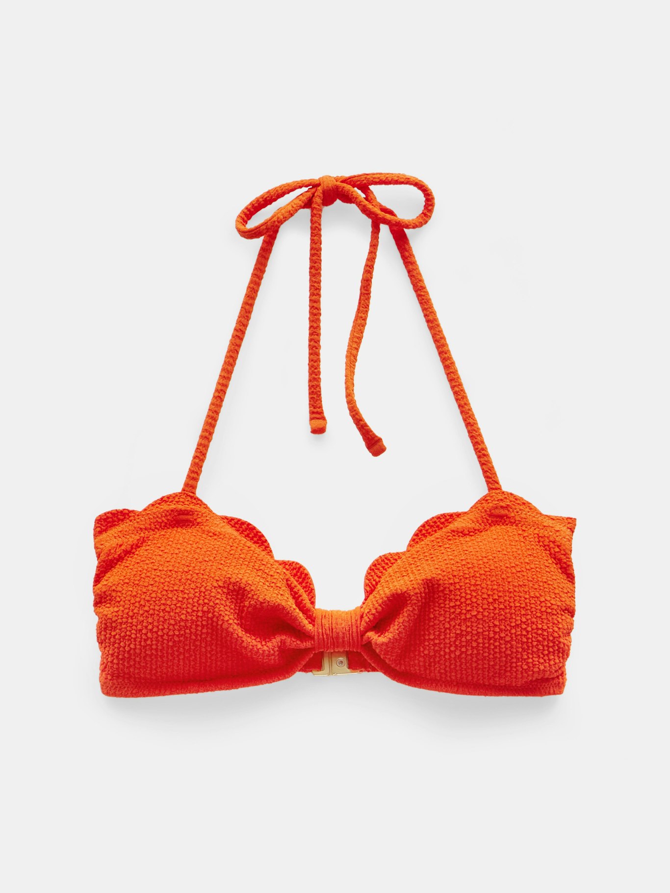 011346-1024-07 Stella Scallop Crinkle Bandeau Bikini Top