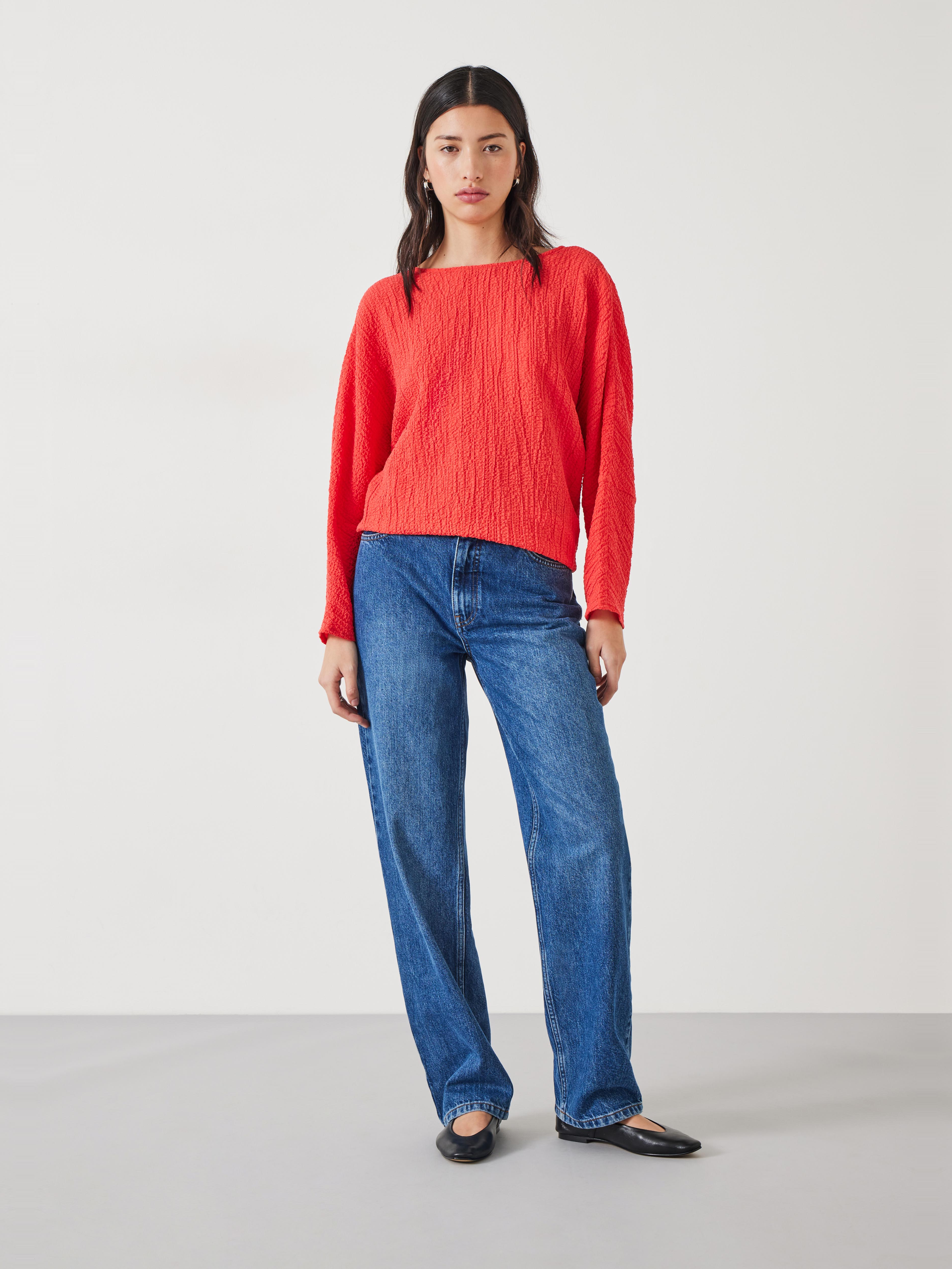 Kirra Oversized Textured Blouse