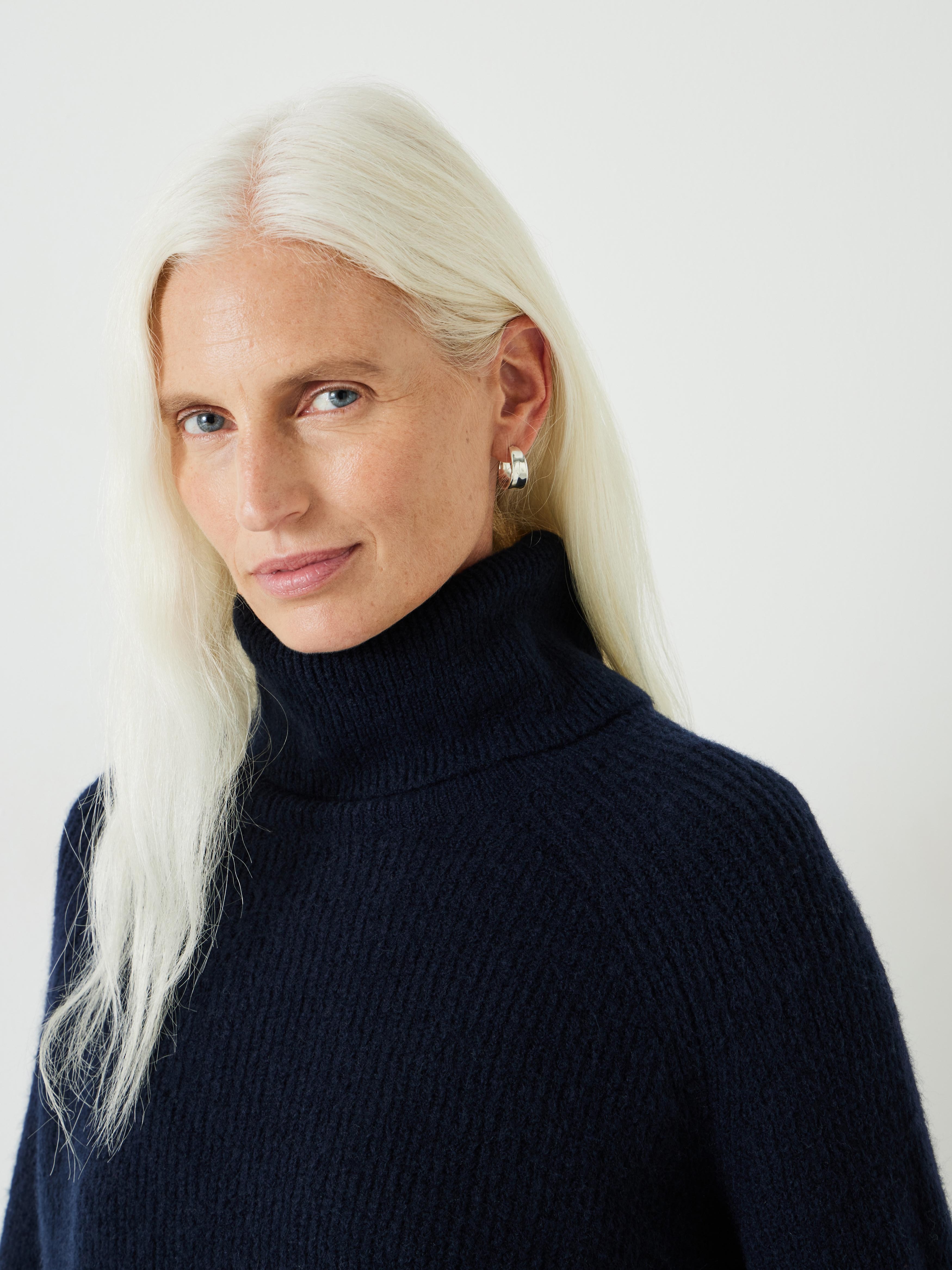 Aven Raglan Roll Neck Wool Blend Jumper