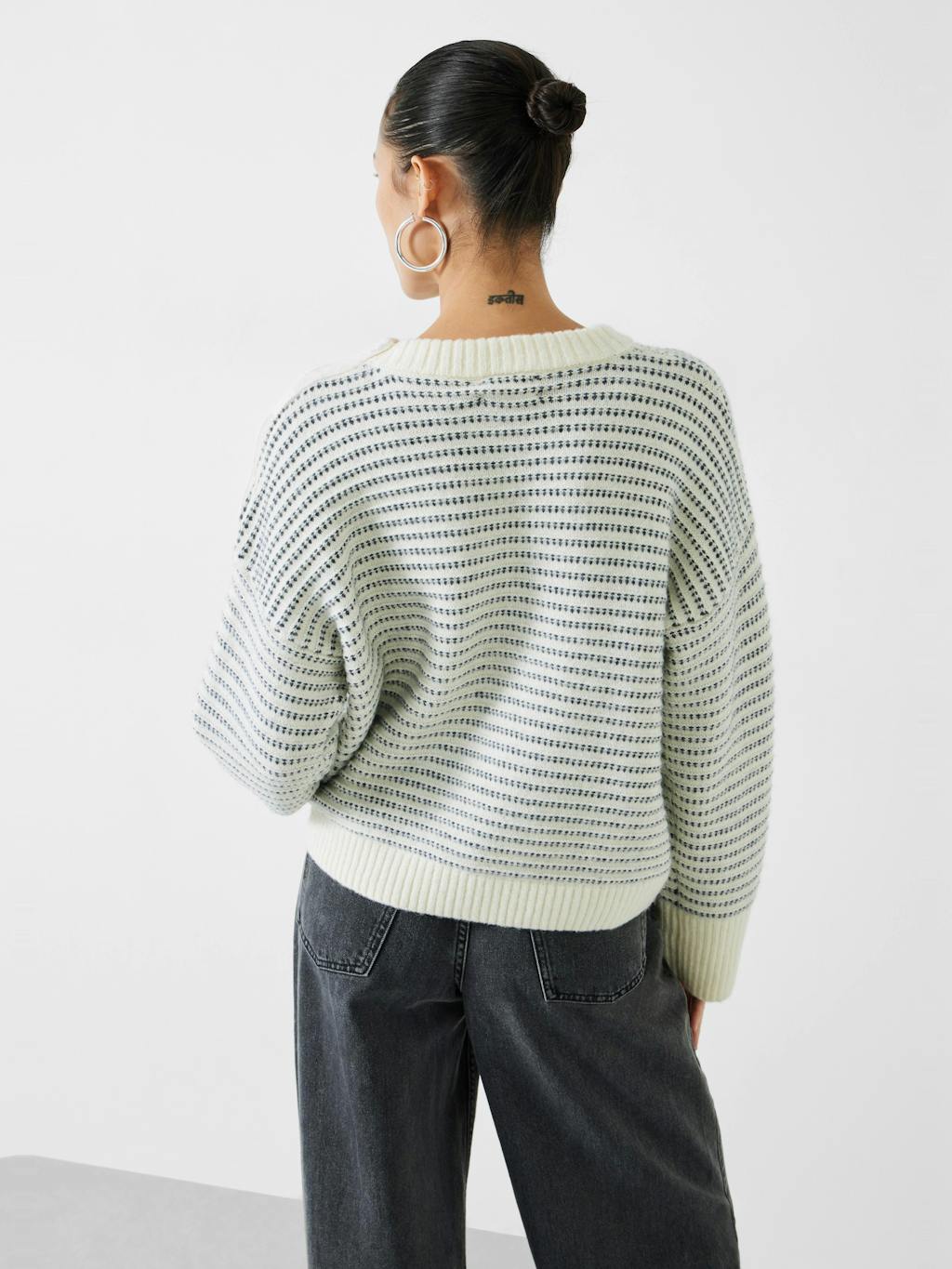 009714-1664-03 Zoya Stripe Alpaca Blend Jumper