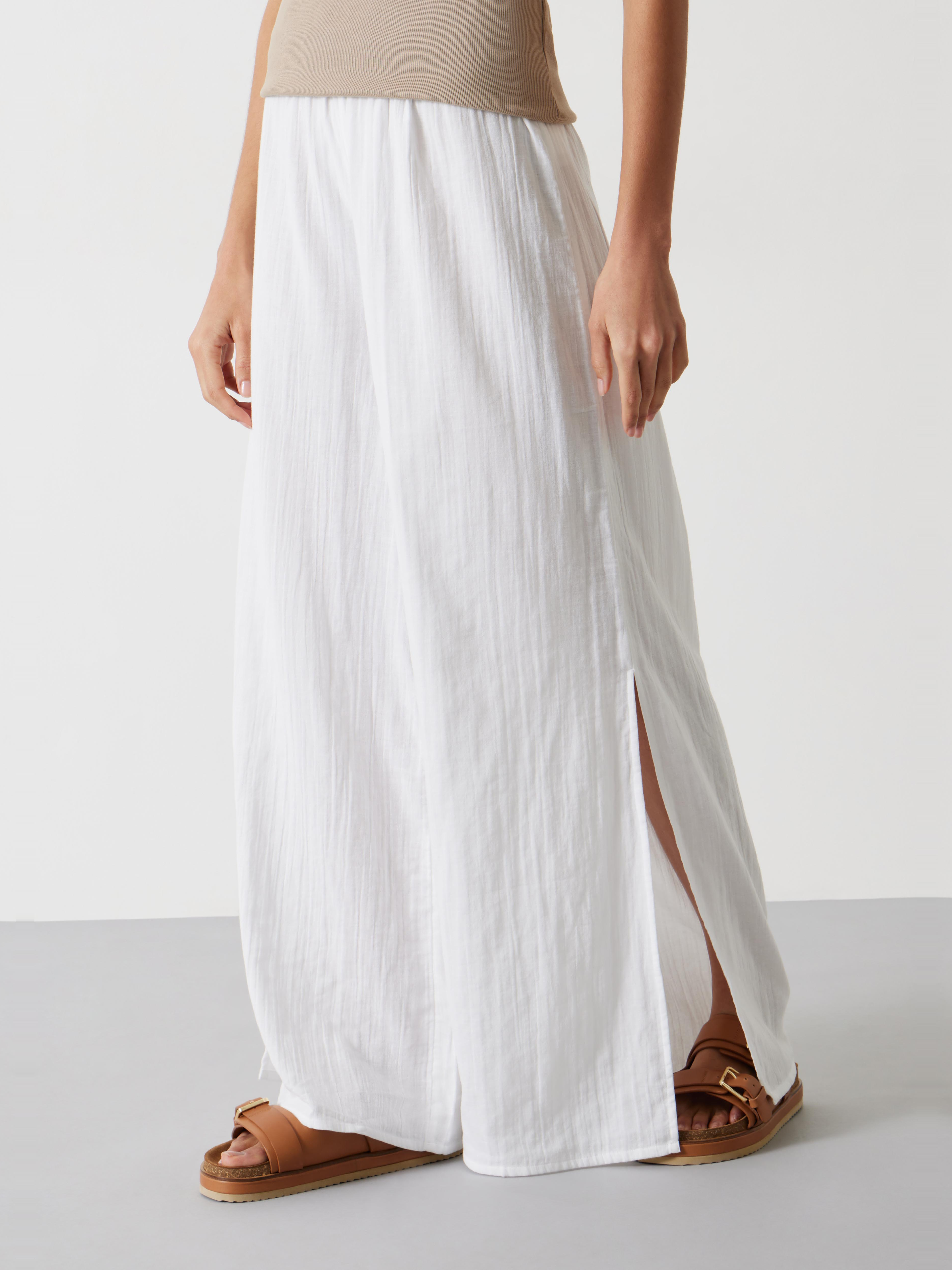 Elodie Oversized Cheesecloth Trousers