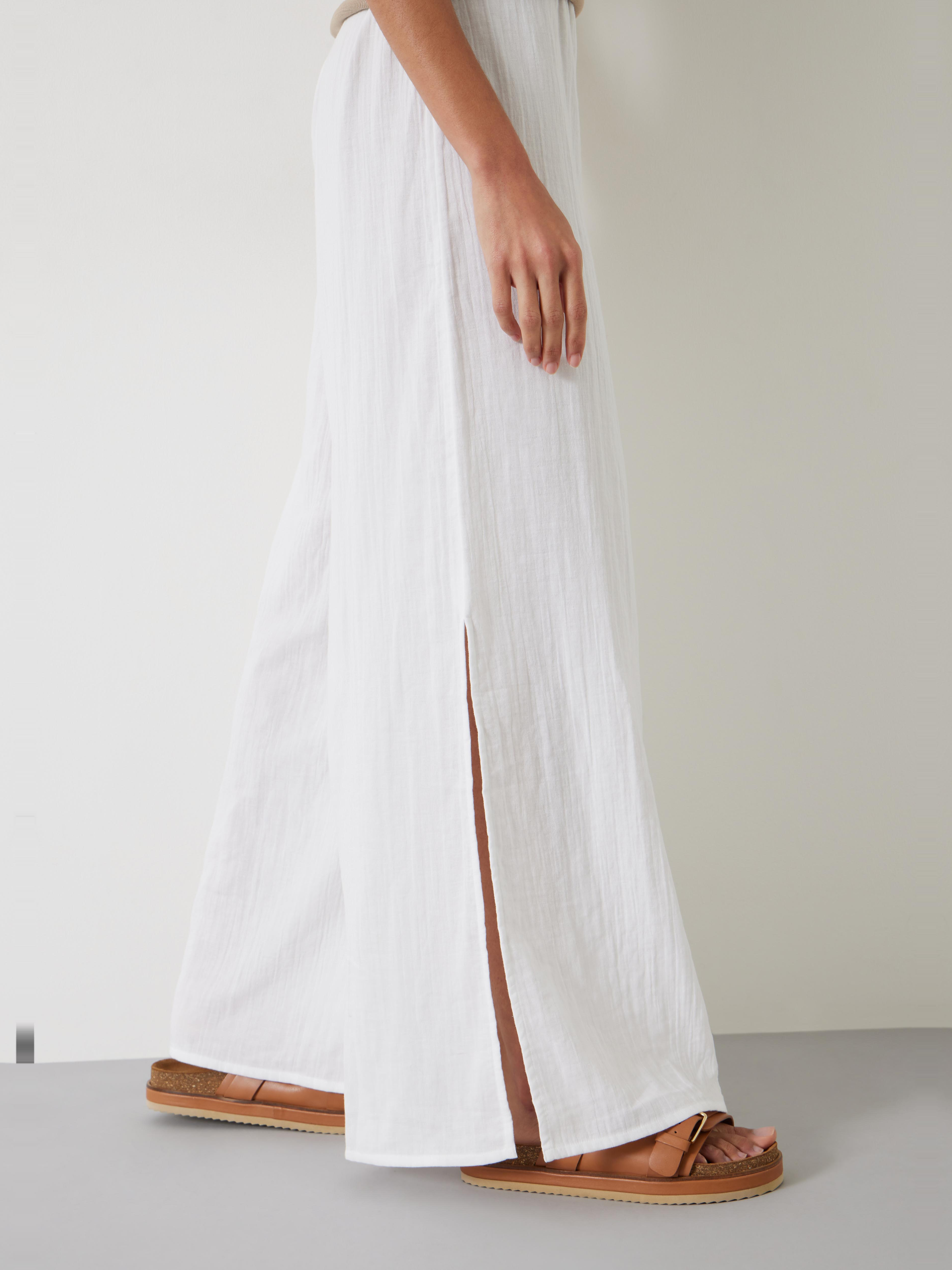 Elodie Oversized Cheesecloth Trousers